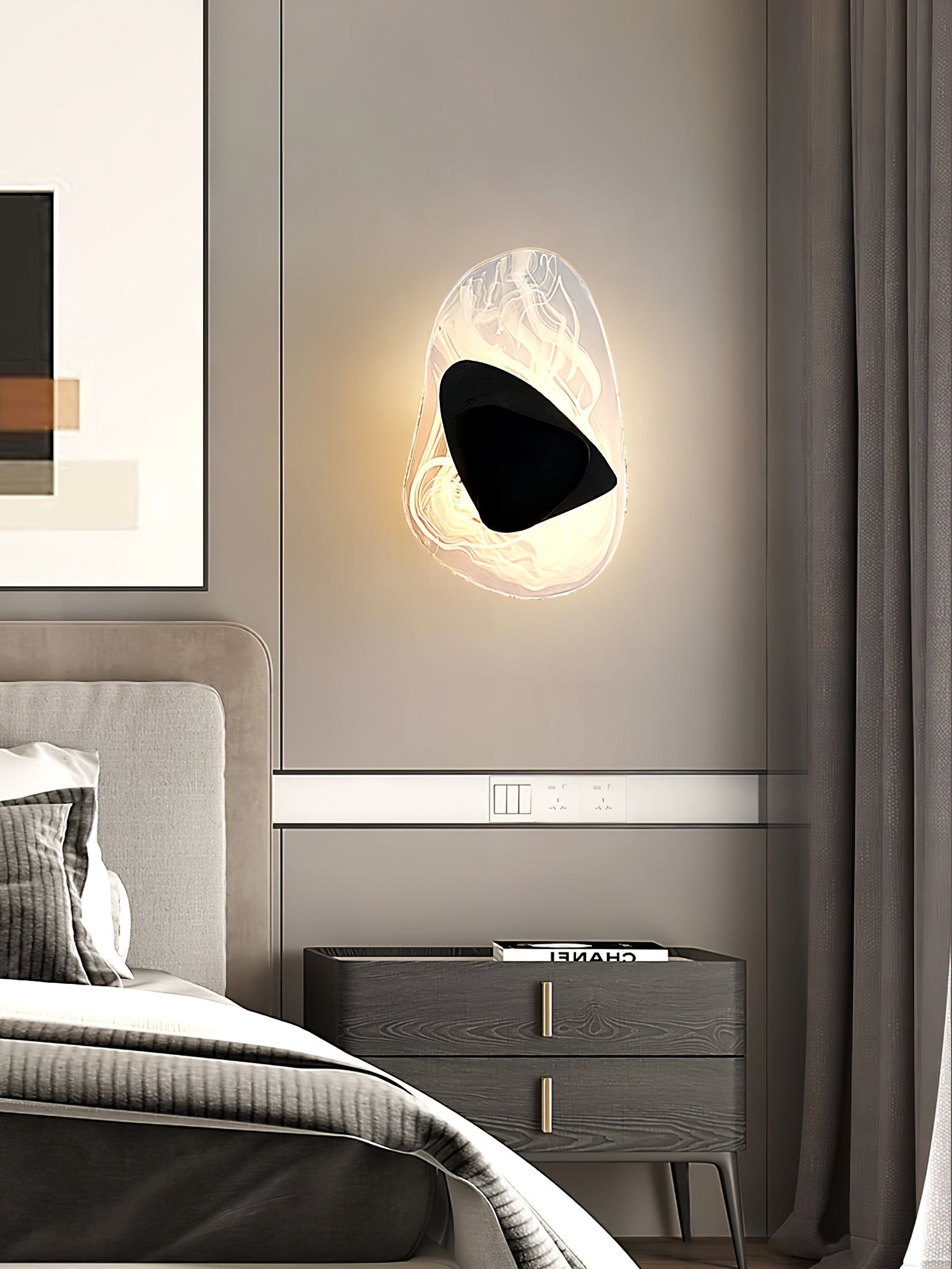 Blind Applique Murale en Verre Art Nordic Premium - Neutralighting