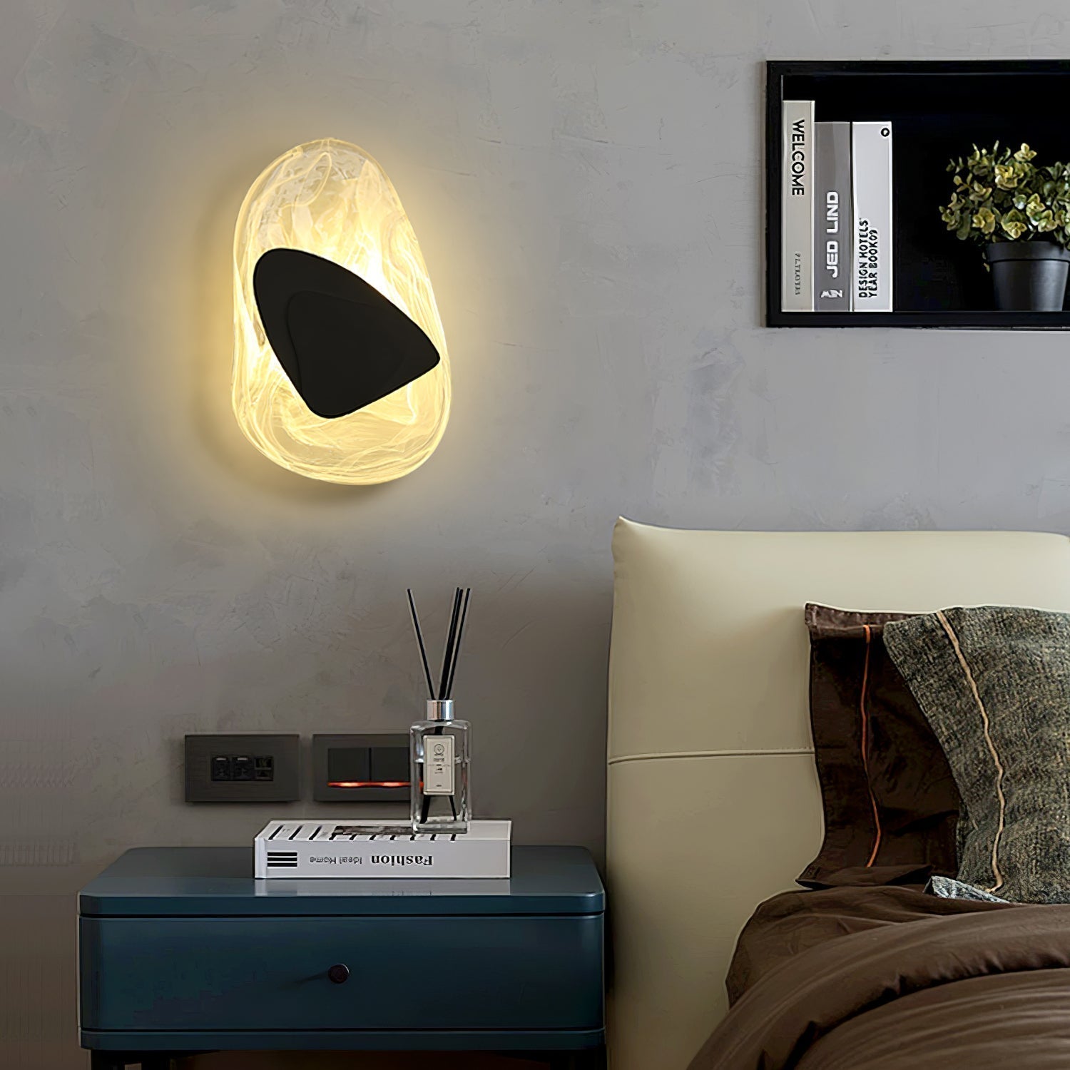 Blind Applique Murale en Verre Art Nordic Premium - Neutralighting