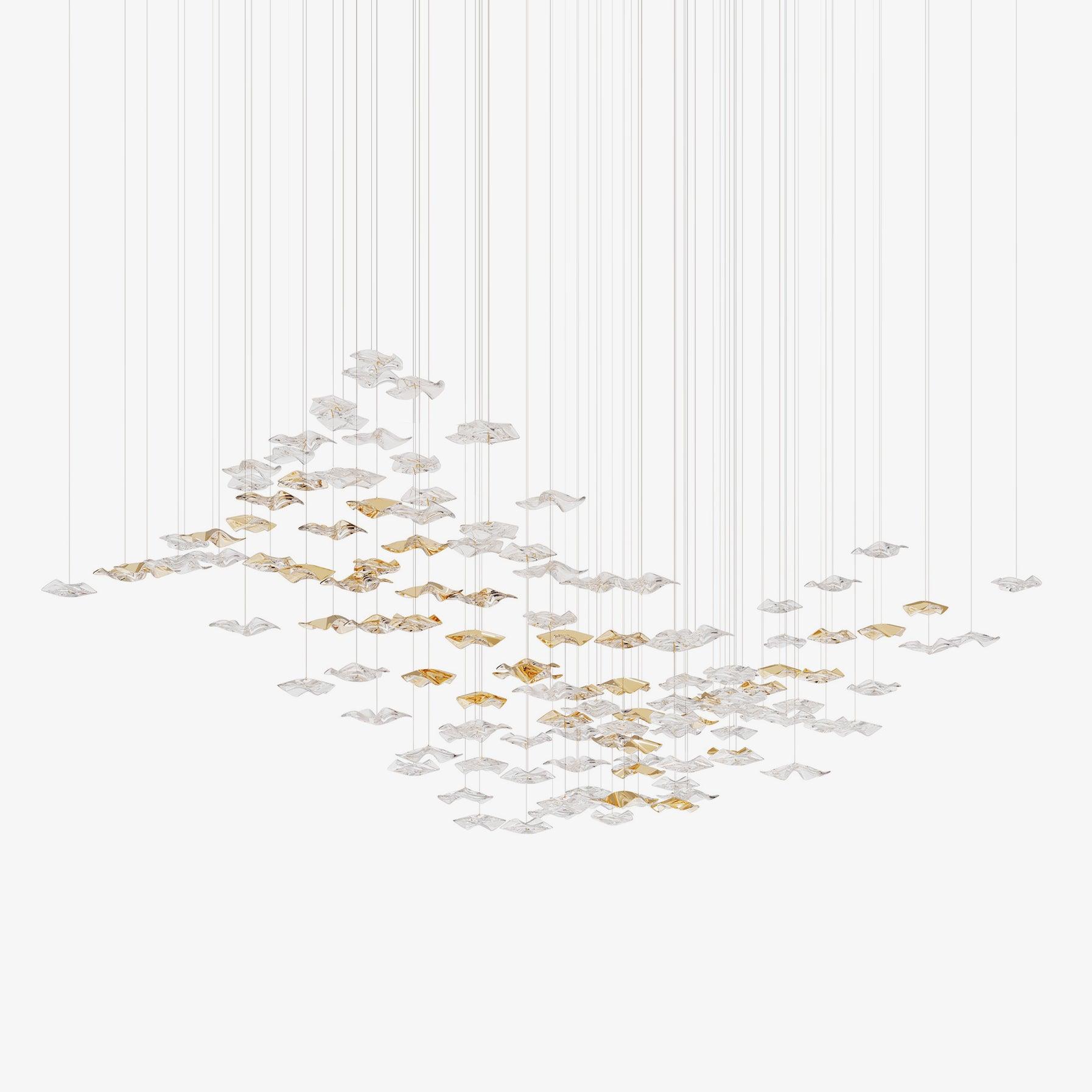 Vecarisra Luxury Tidal Art Glass Pendants Lamp - Letslighting