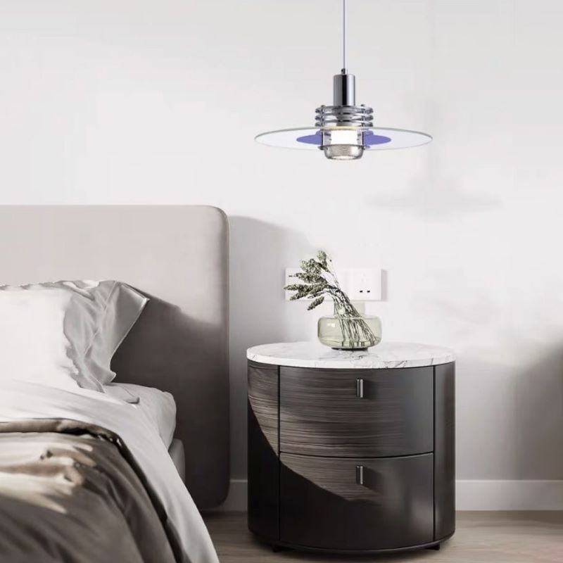 Valentina Minimalism LED Pendant Light Metal/Glass/Acrylic Bedroom