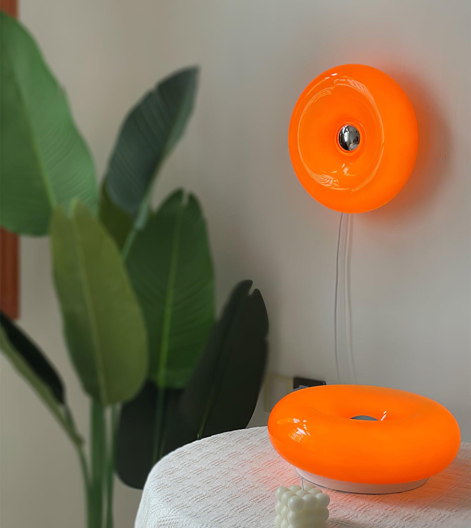 Donuts Applique murale rétro orange - Neutralighting