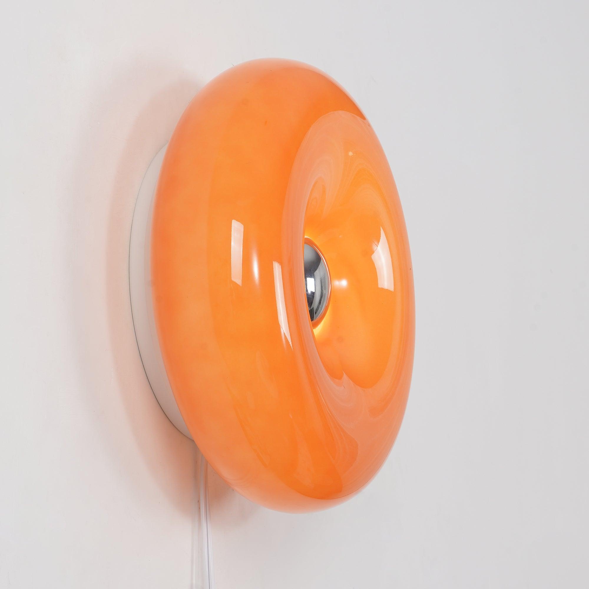 Donuts Applique murale rétro orange - Neutralighting