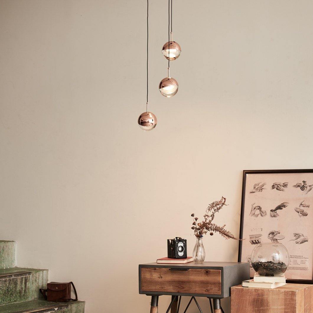 Solara Pendant Lamp Steel Glass Multi Drop Minimalist Staircase - Letslighting