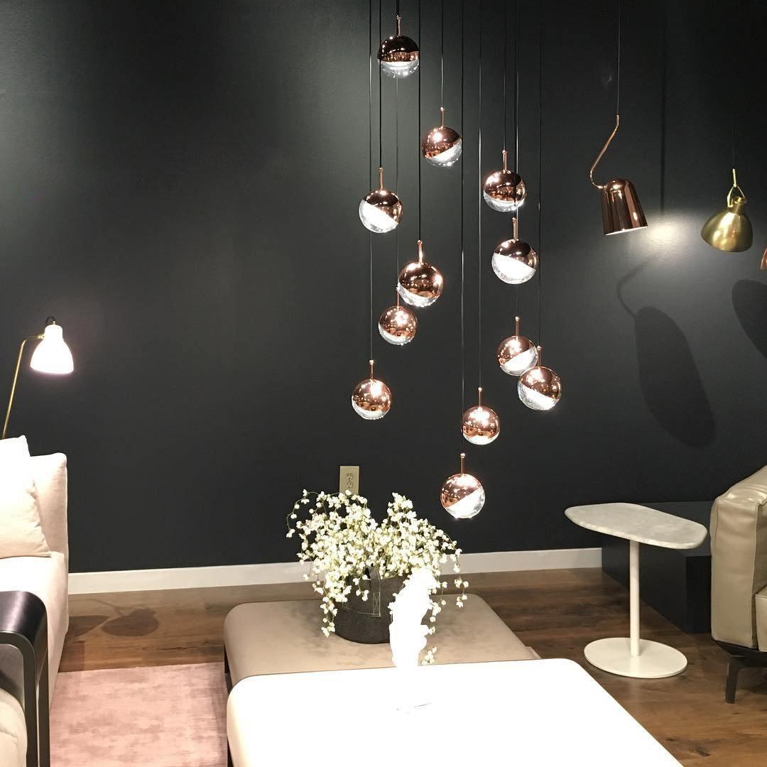 Solara Pendant Lamp Steel Glass Multi Drop Minimalist Staircase - Letslighting