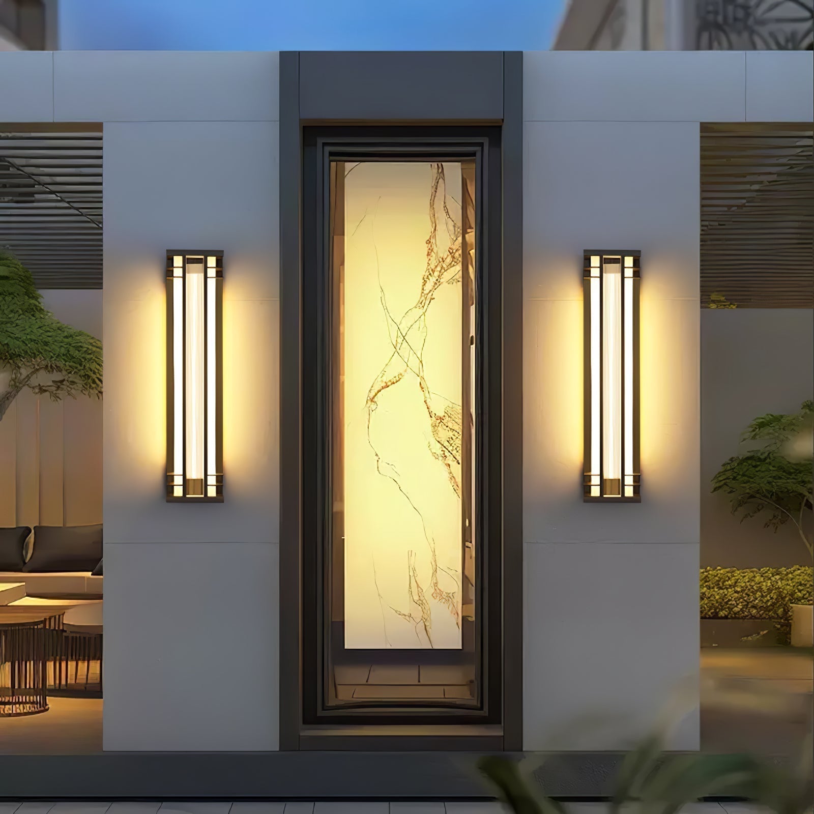Colire Unique Double Axis Outdoor Wall Lamp - Letslighting