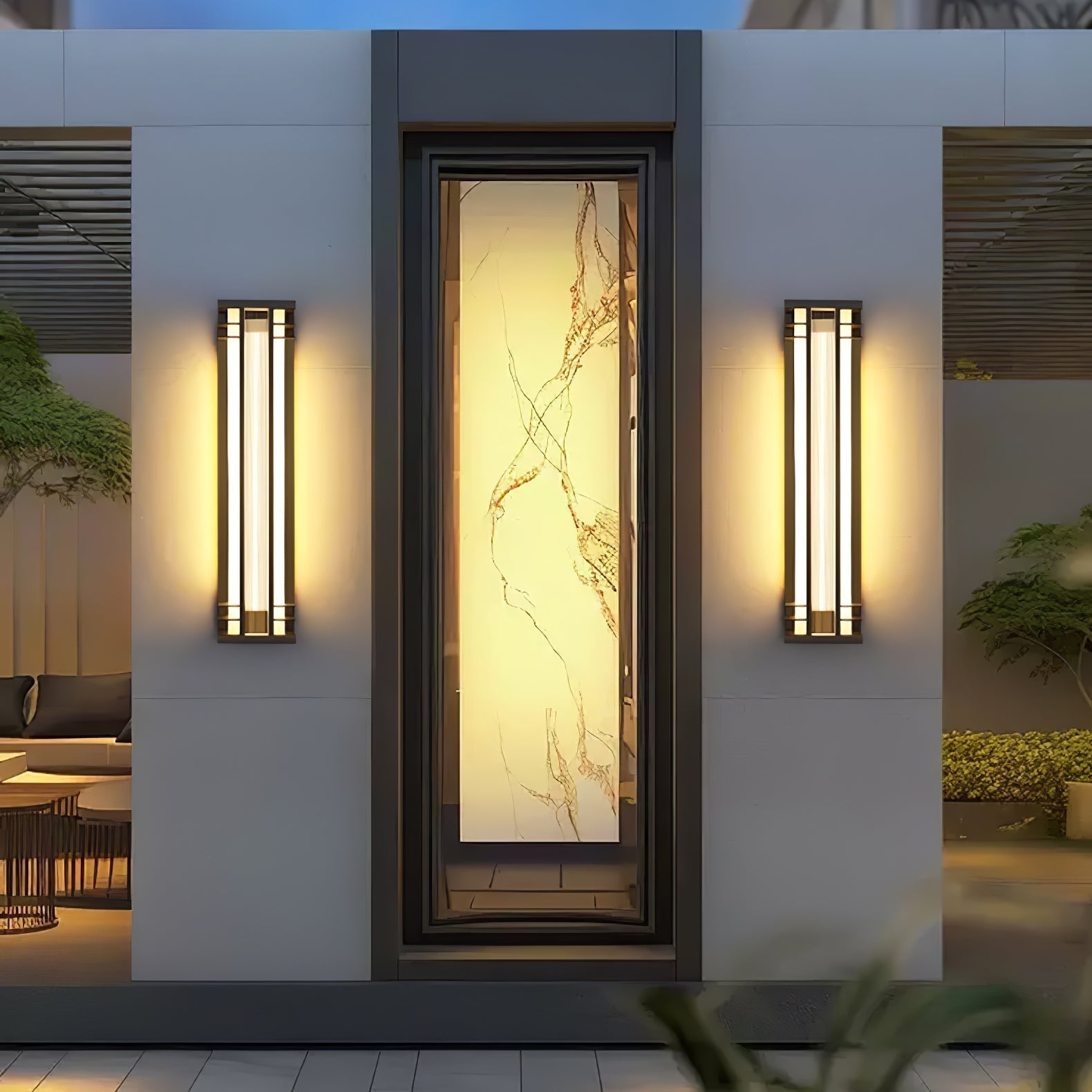 Colire Unique Double Axis Outdoor Wall Lamp - Letslighting