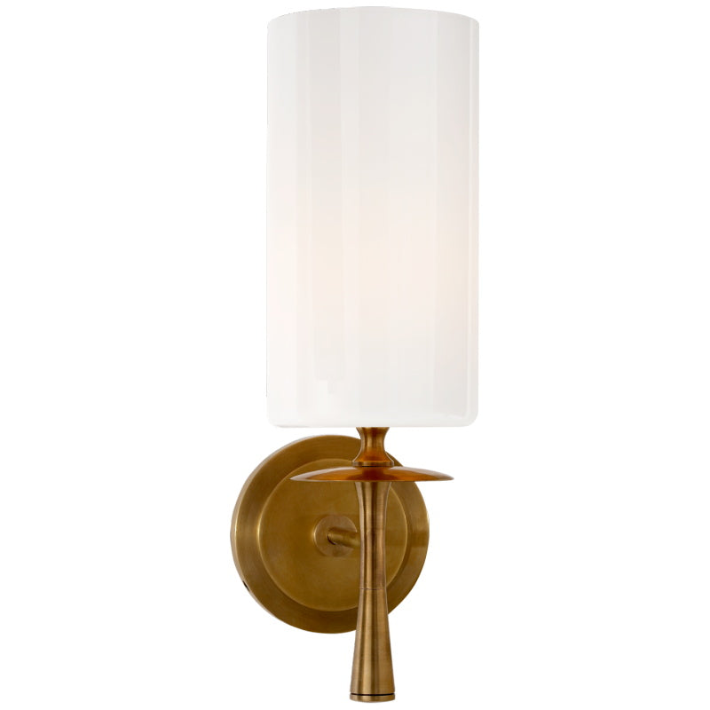 Knight Modern Minimalist Fabric Glass Wall Lamp - Letslighting
