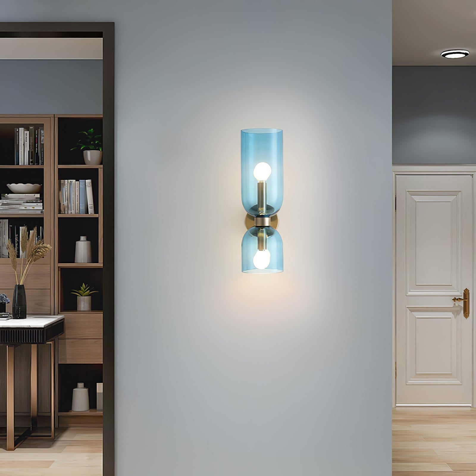 Lylaearis Nordic Art Plug-In Glass Wall Lamp - Neutralighting