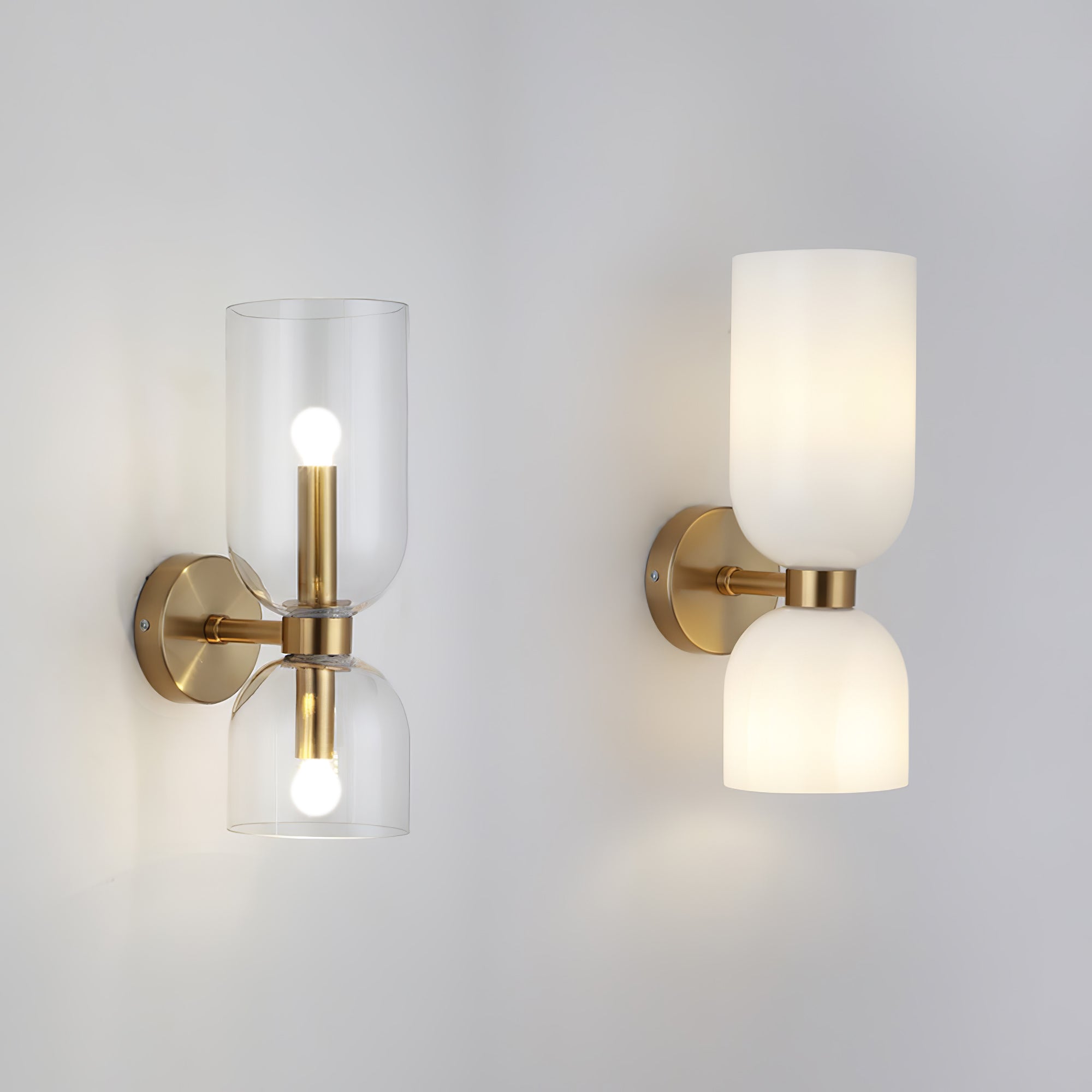 Lylaearis Nordic Art Plug-In Glass Wall Lamp - Neutralighting