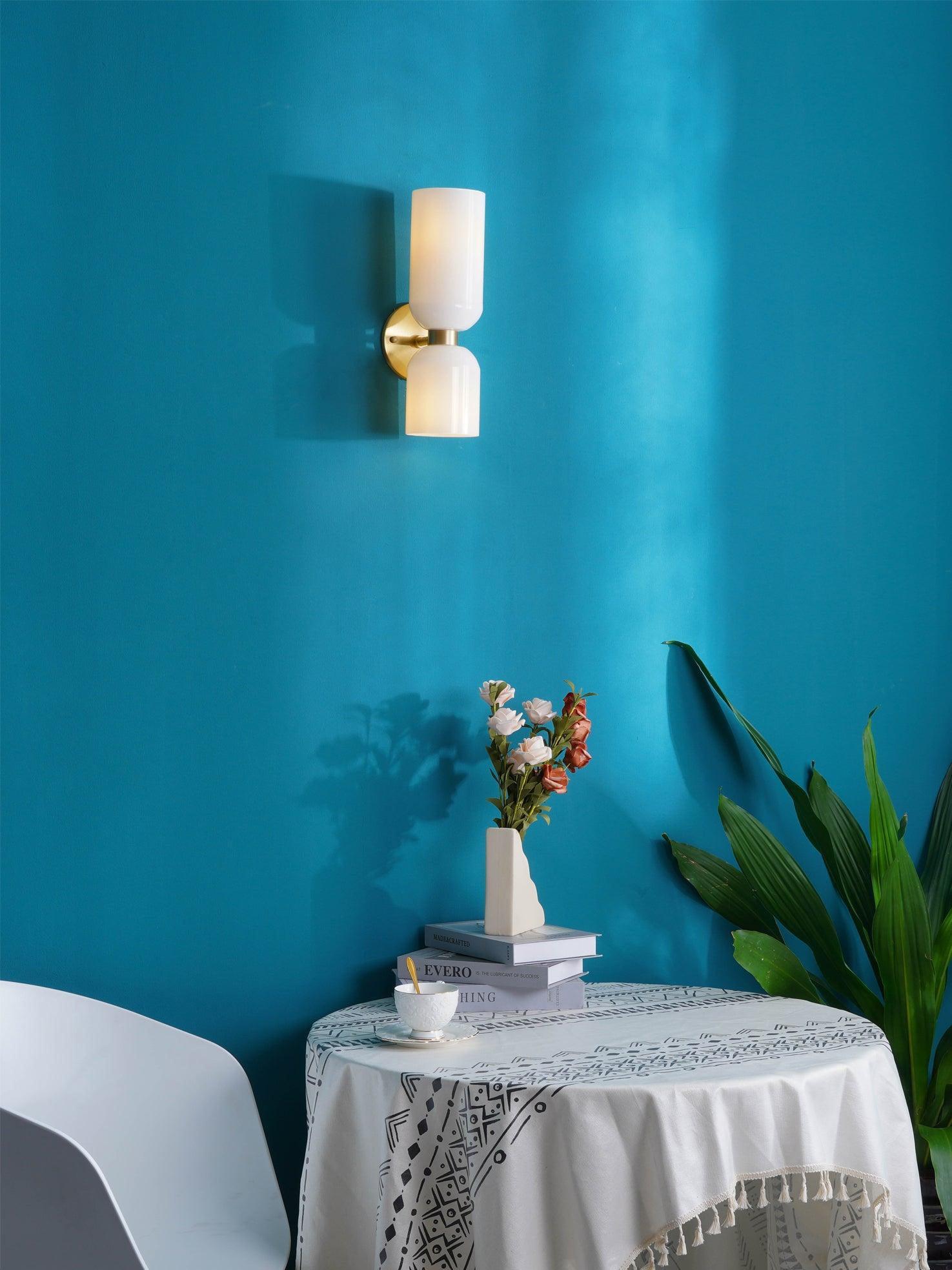 Lylaearis Nordic Art Plug-In Glass Wall Lamp - Neutralighting