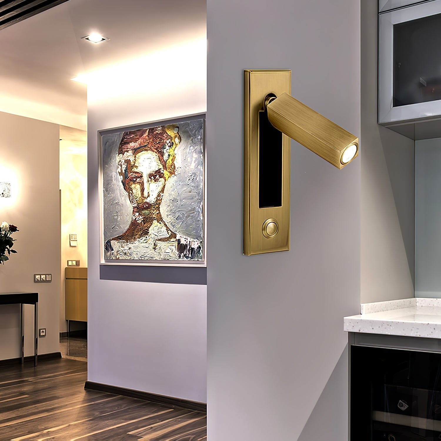 Eurvaran Embedded Bedside Plug-in Sconce Wall lamp - Letslighting