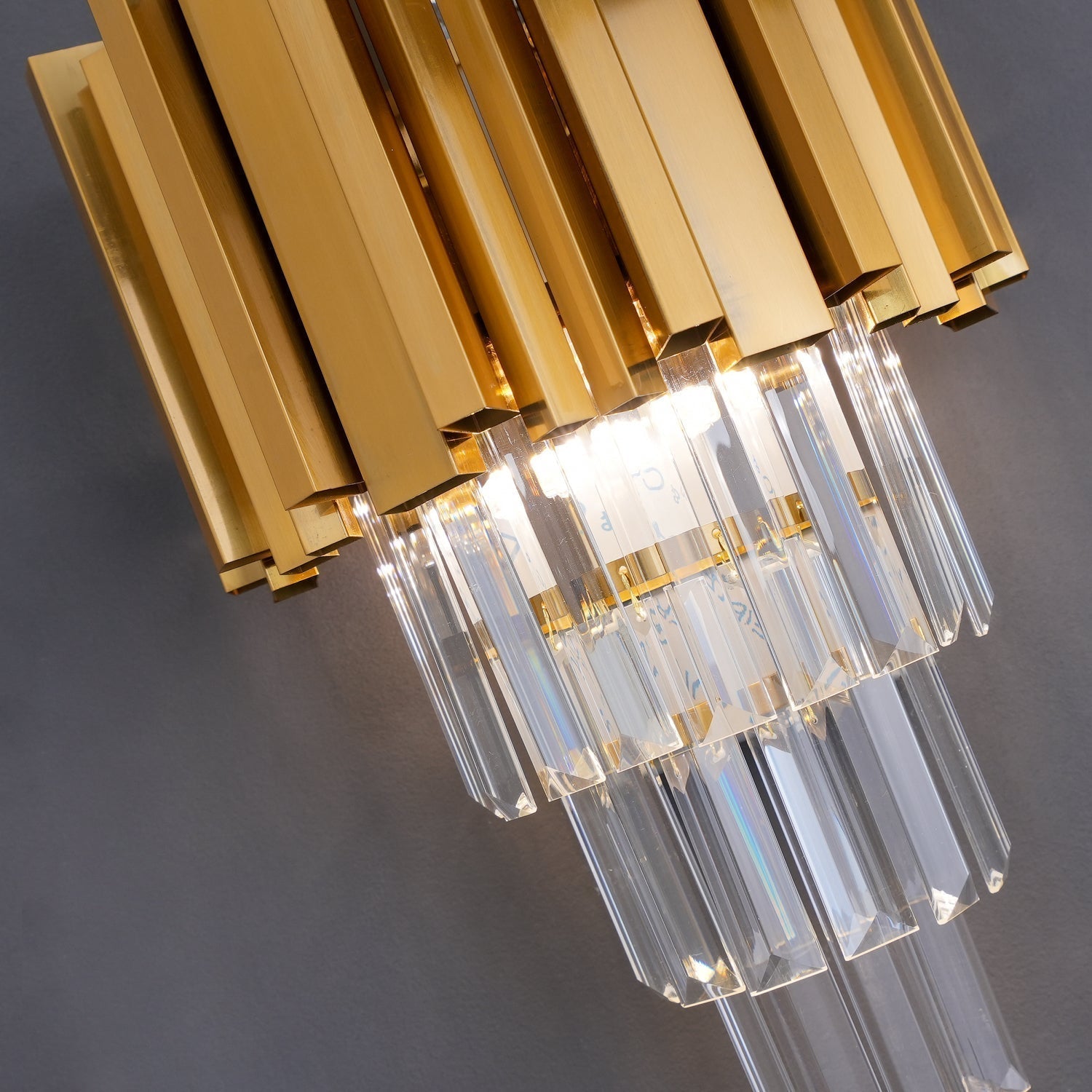 Vevyniel Postmoderne Luxe Empire Cristal Applique Murale - Neutralighting