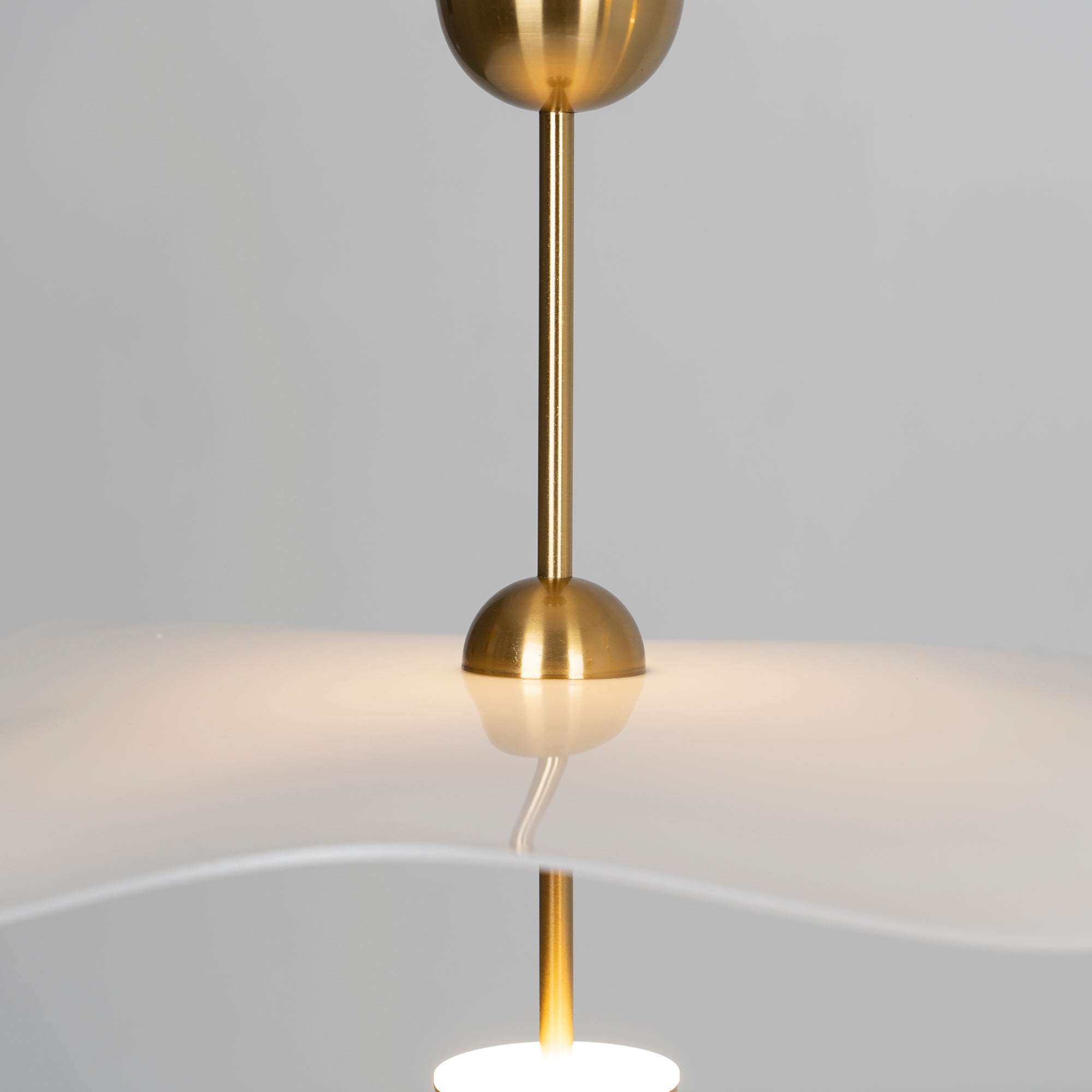 Lustra Pendant Light Double Biscuit for Living Room - Letslighting