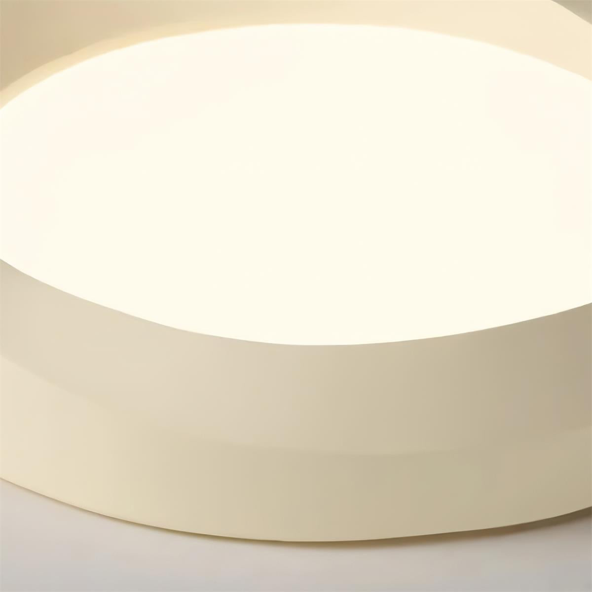 Ceiling Lamp Resin with Soft Curved Frame in Neutral Tones - Neutralighting