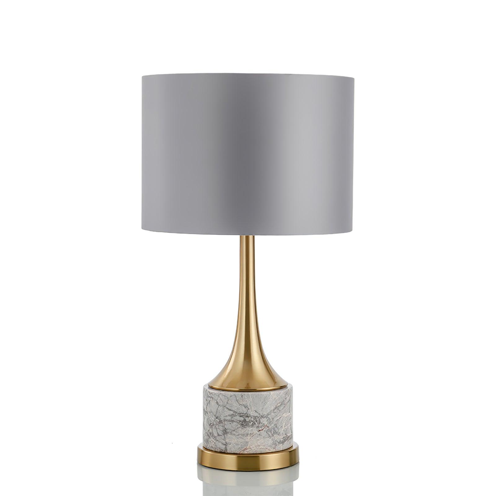 Zinara Marble Fabric Table Lamp - Letslighting
