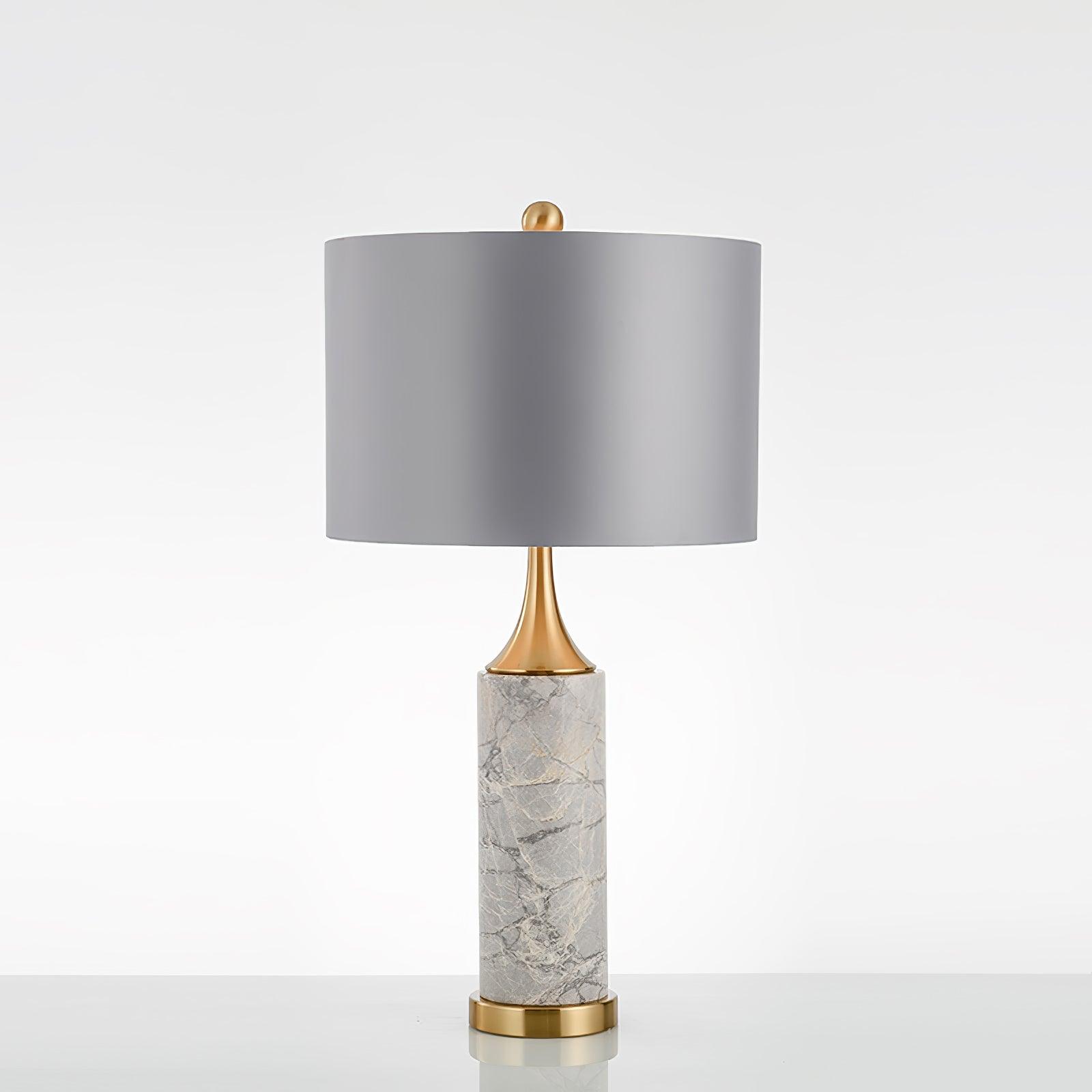 Zinara Marble Fabric Table Lamp - Letslighting