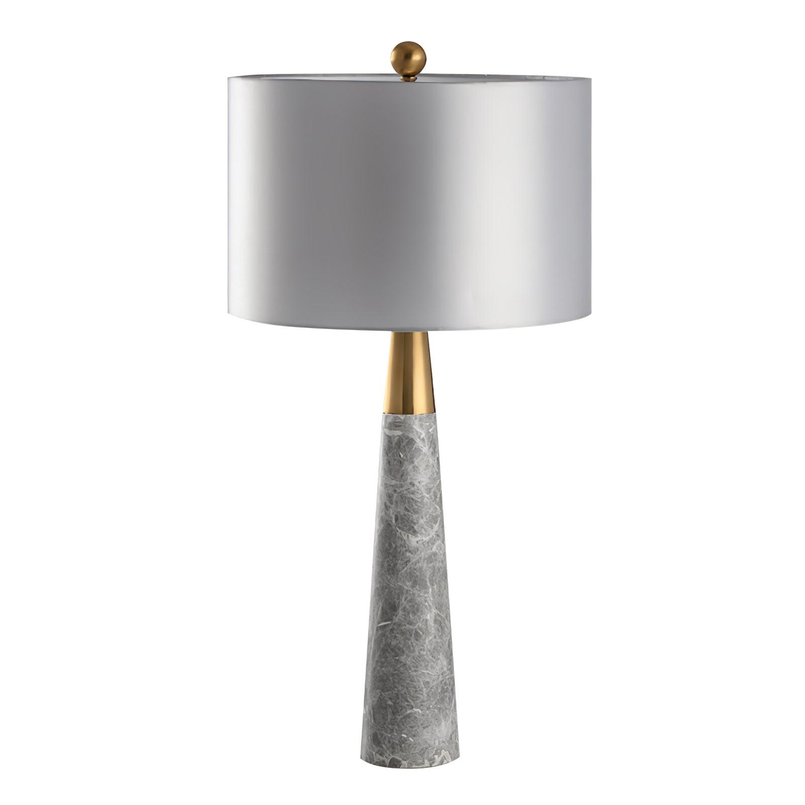 Zinara Marble Fabric Table Lamp - Letslighting