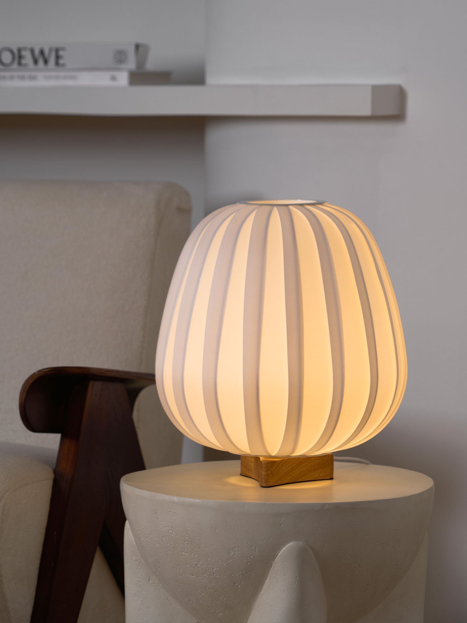 Solisuce Fabric Minimalist Table Lamp - Letslighting