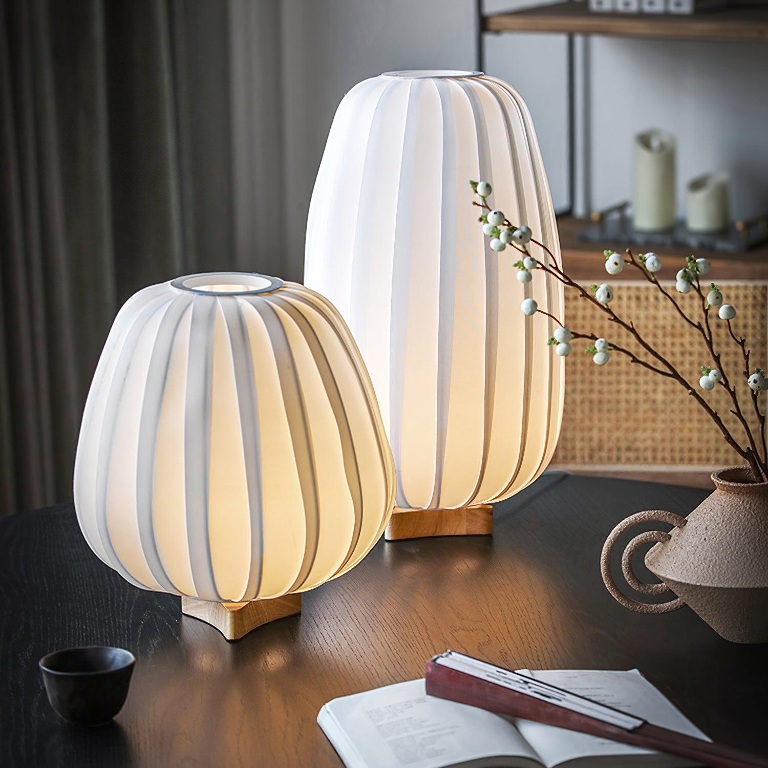 Solisuce Fabric Minimalist Table Lamp - Letslighting