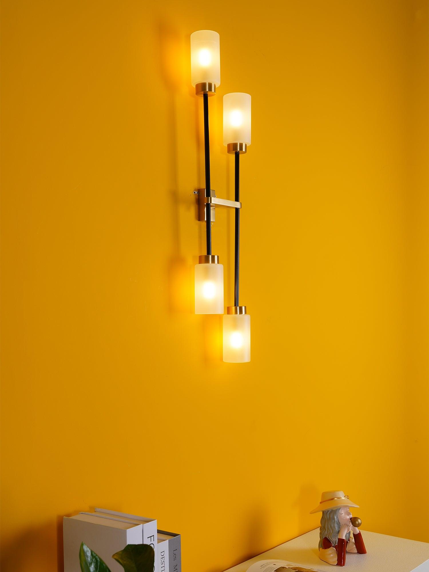 Lustra Wall Lamp Cylinder Glass Linear - Letslighting
