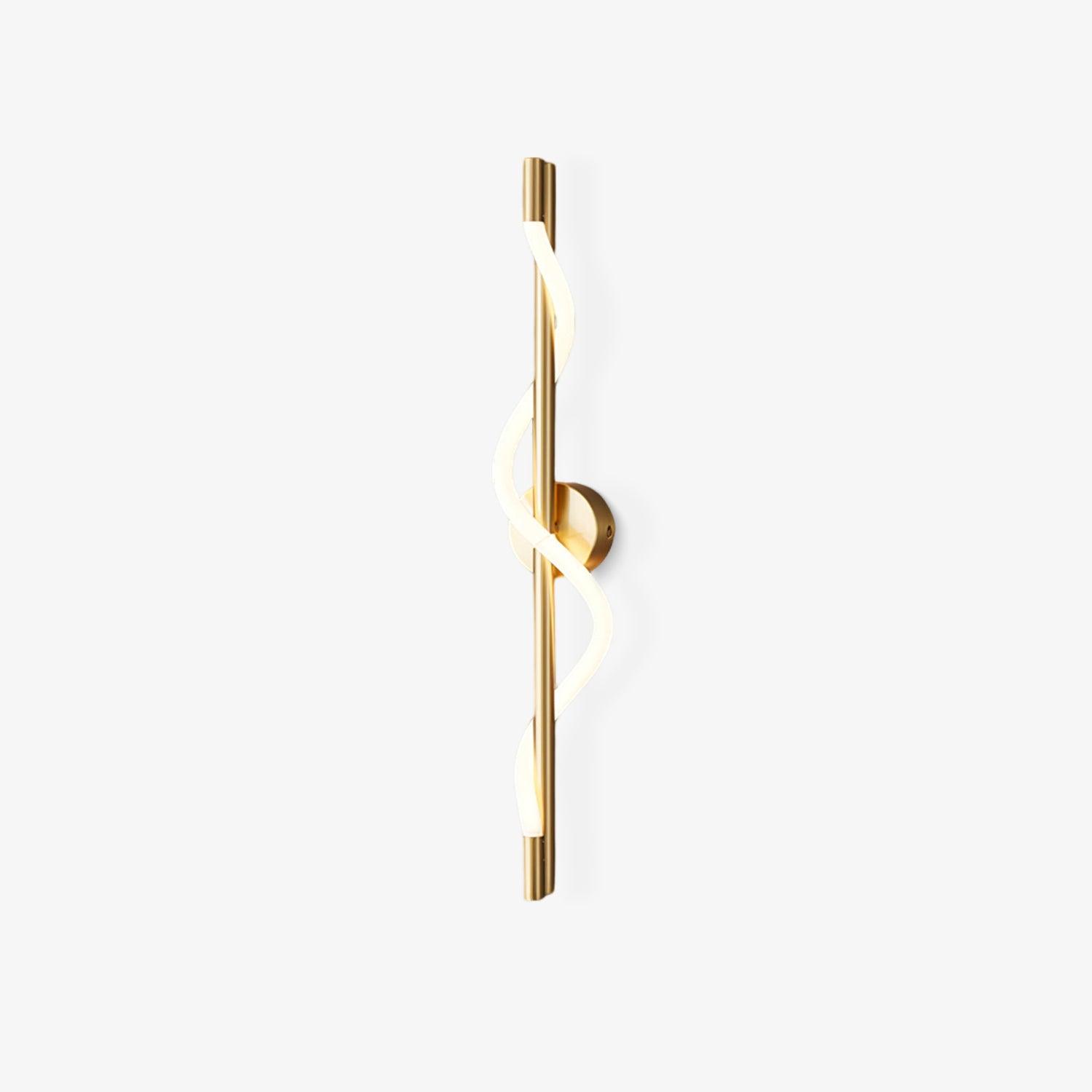 Fidora Applique murale sculpturale en laiton et silicone - Neutralighting
