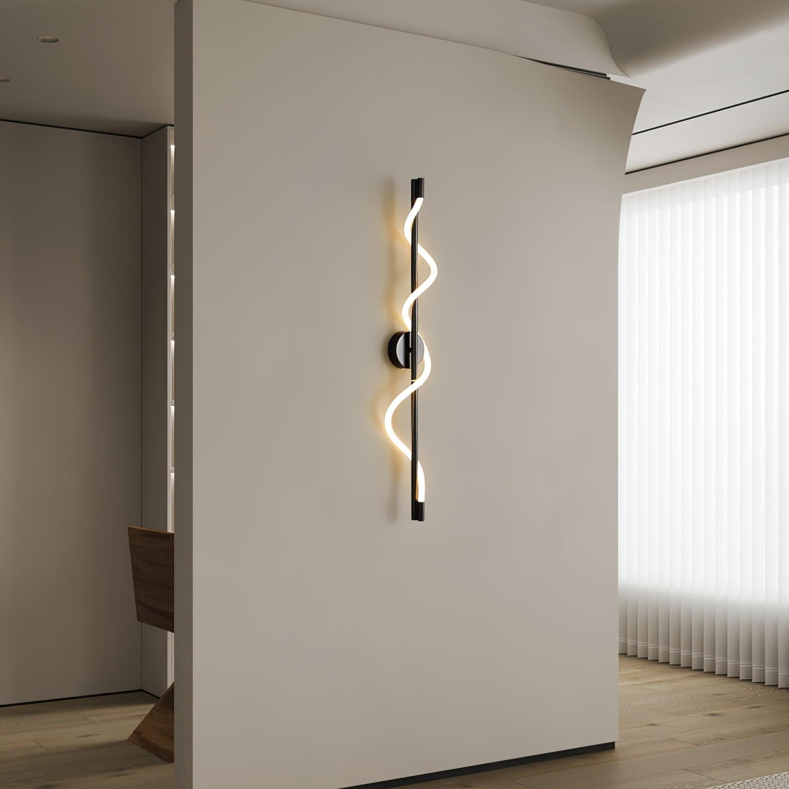 Fidora Applique murale sculpturale en laiton et silicone - Neutralighting