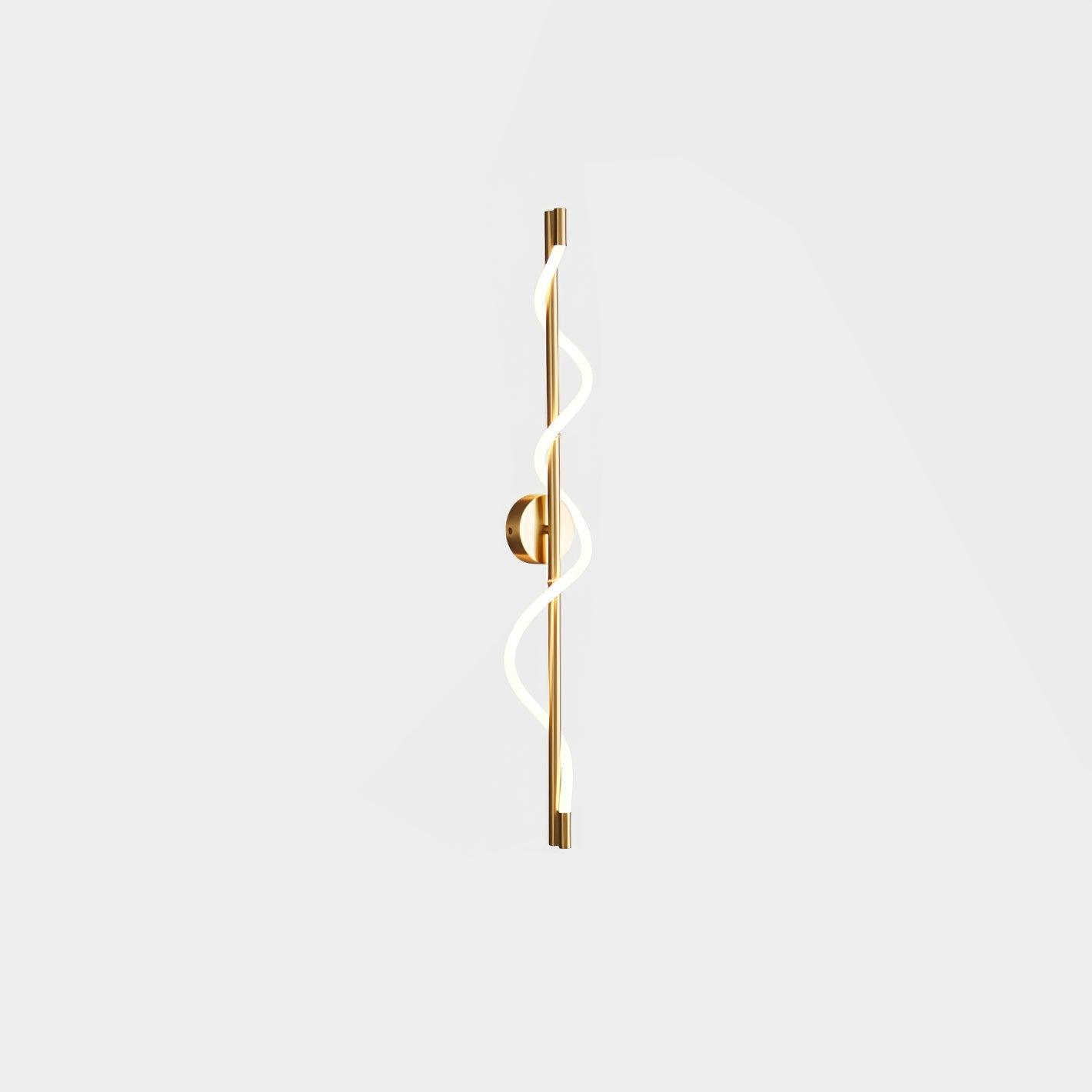Fidora Applique murale sculpturale en laiton et silicone - Neutralighting
