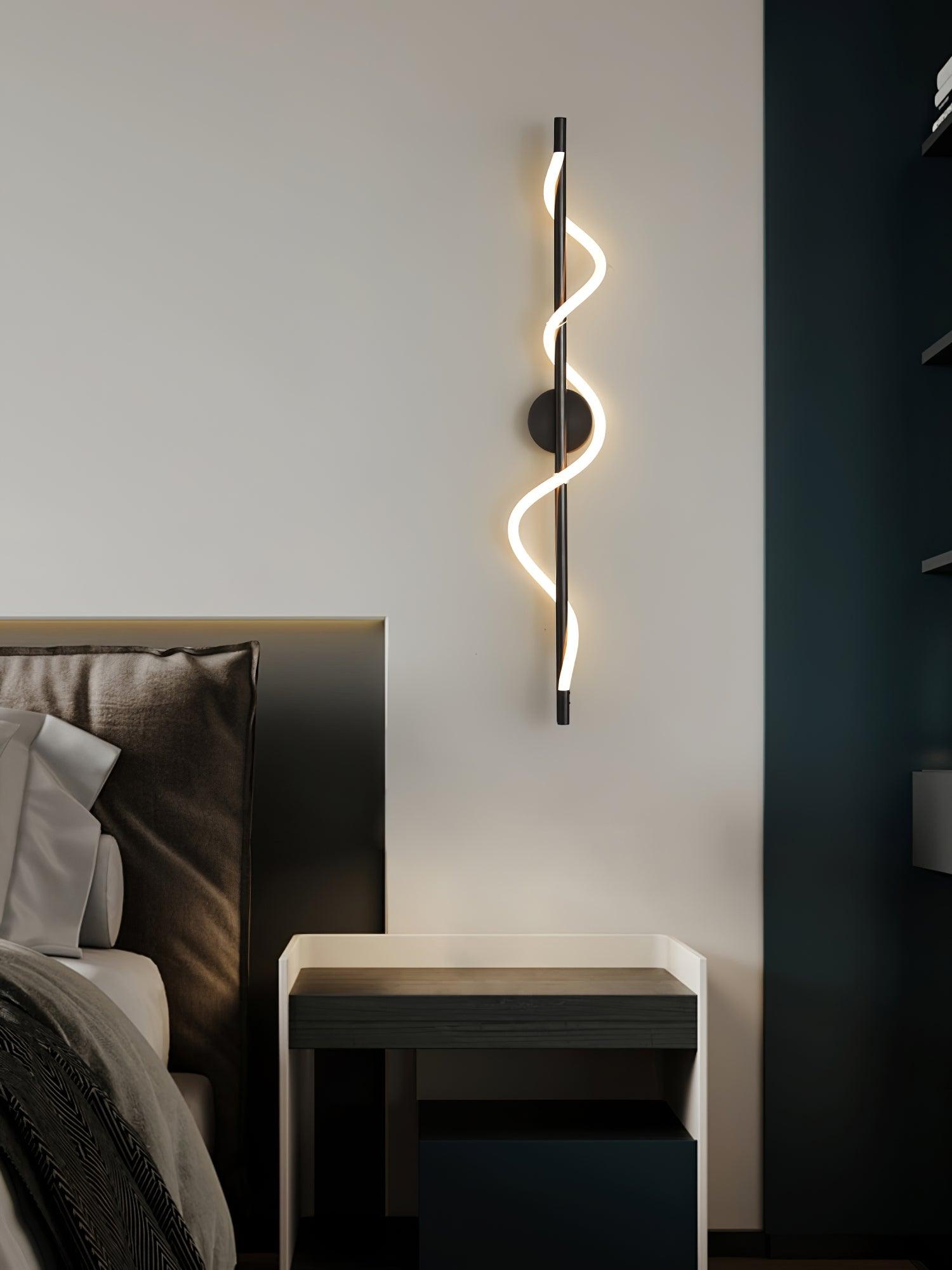 Fidora Applique murale sculpturale en laiton et silicone - Neutralighting