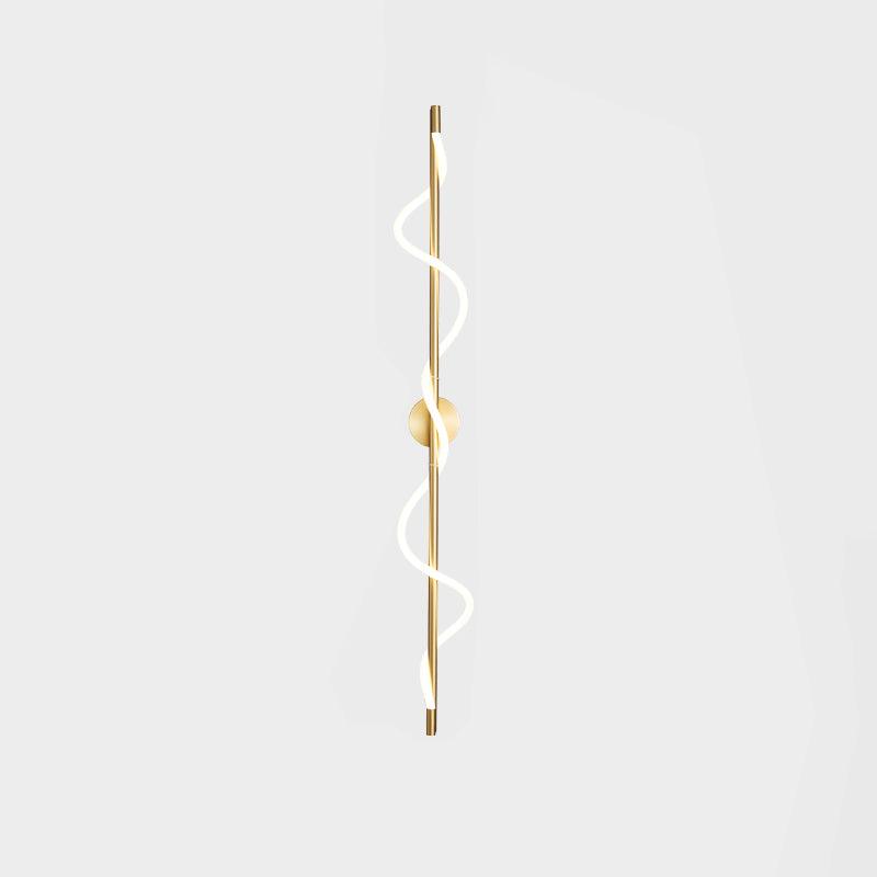 Fidora Applique murale sculpturale en laiton et silicone - Neutralighting