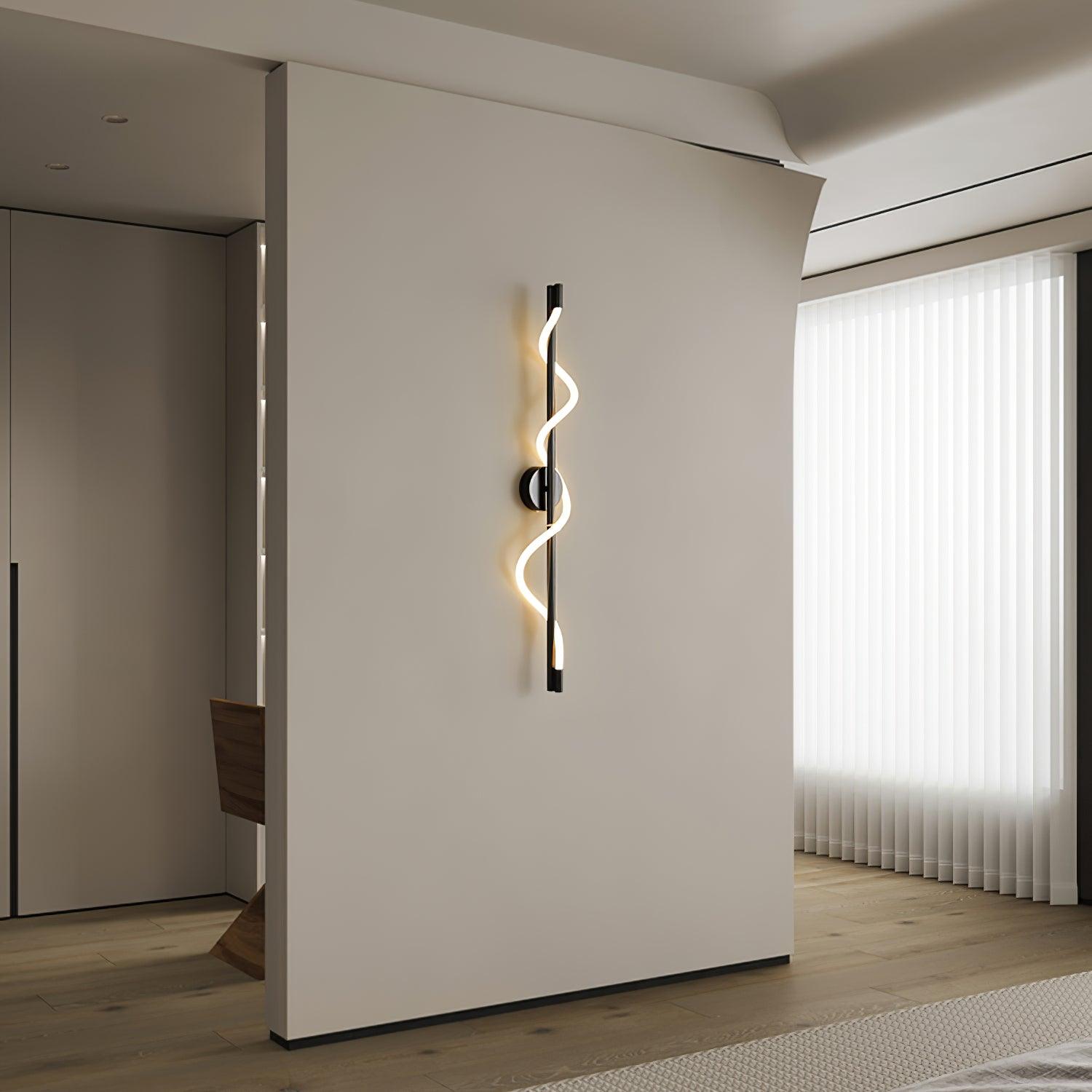 Fidora Applique murale sculpturale en laiton et silicone - Neutralighting