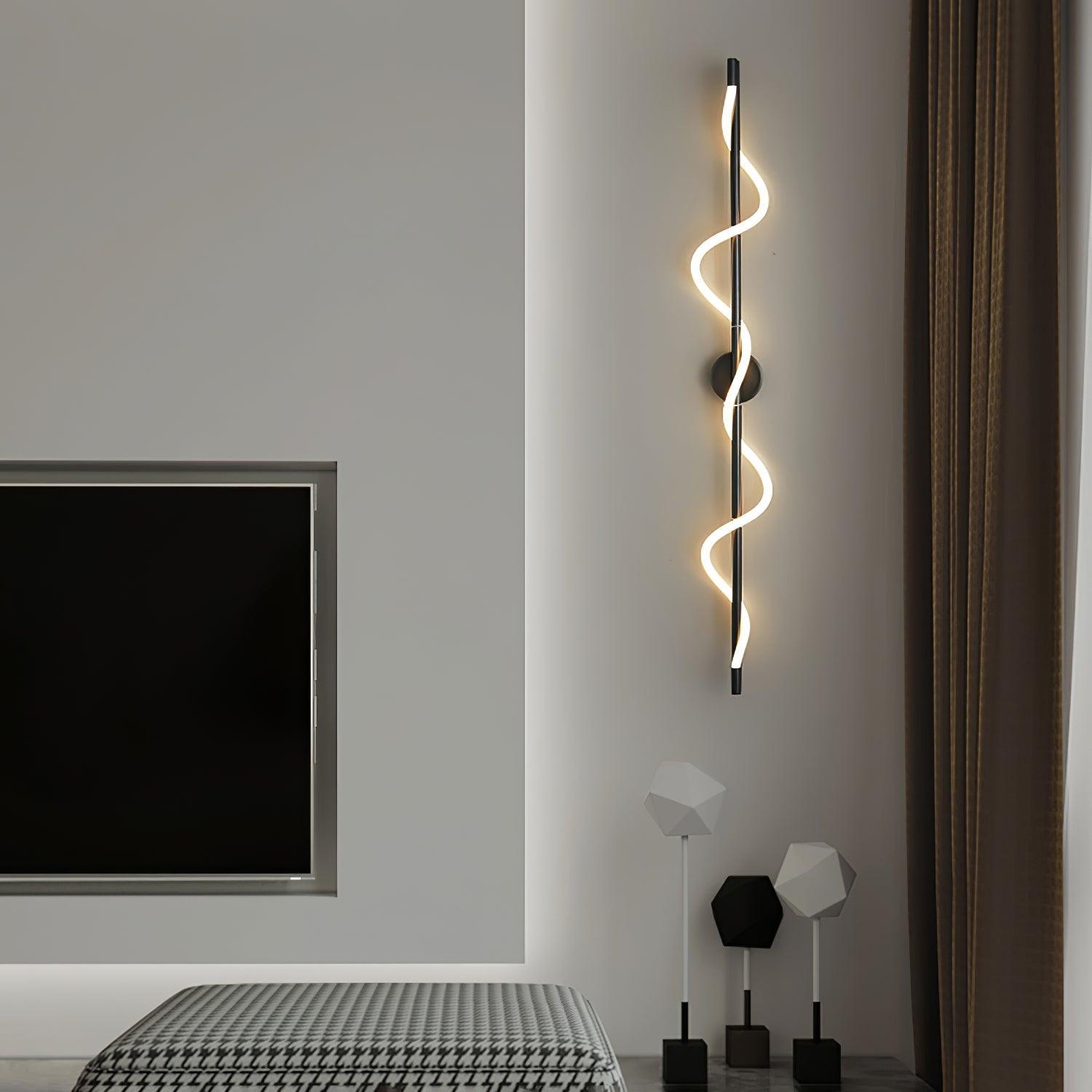 Fidora Applique murale sculpturale en laiton et silicone - Neutralighting