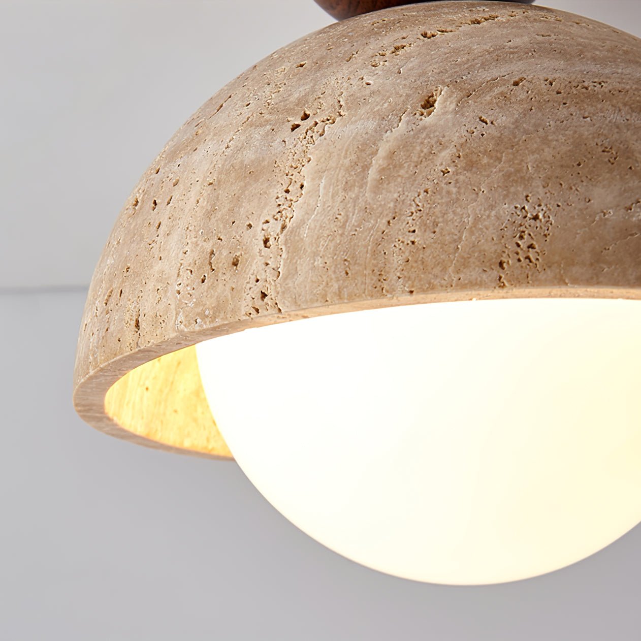 Solana Travertine Ceiling Light - Letslighting