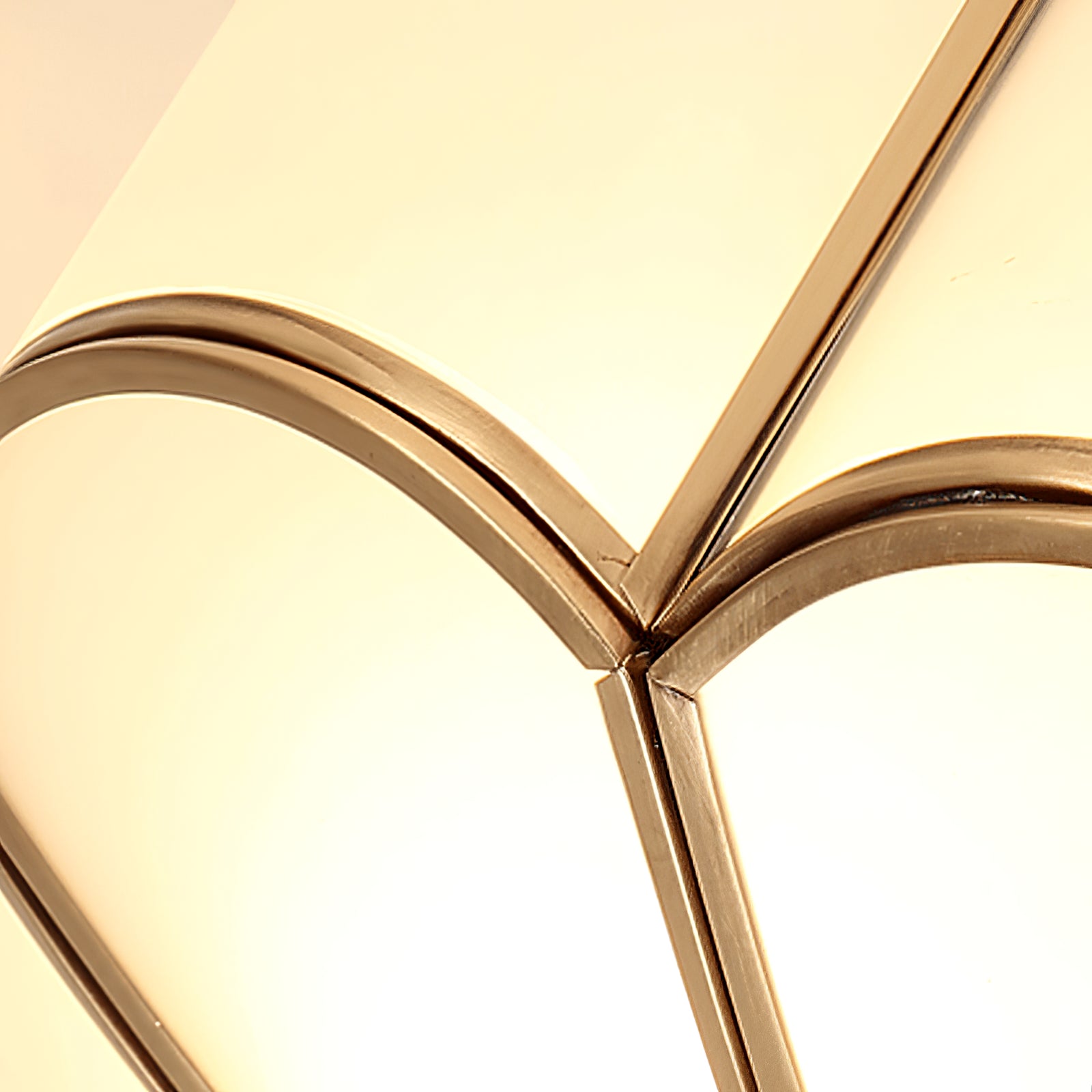 Viraean Modern Minimalist Flower Shape Brass Glass Ceiling Lamp - Letslighting