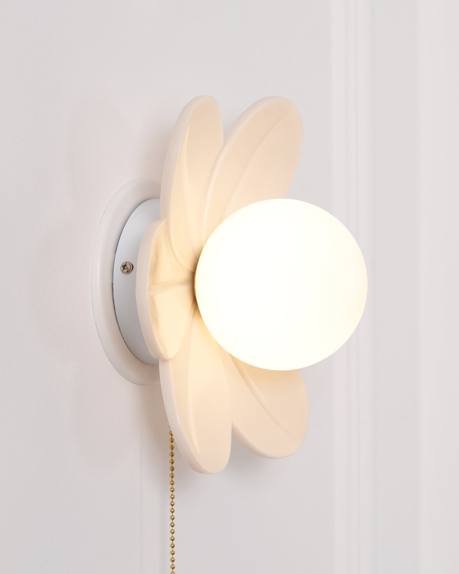 Acroma Nordic Art Fleurs Résine Applique Murale - Neutralighting