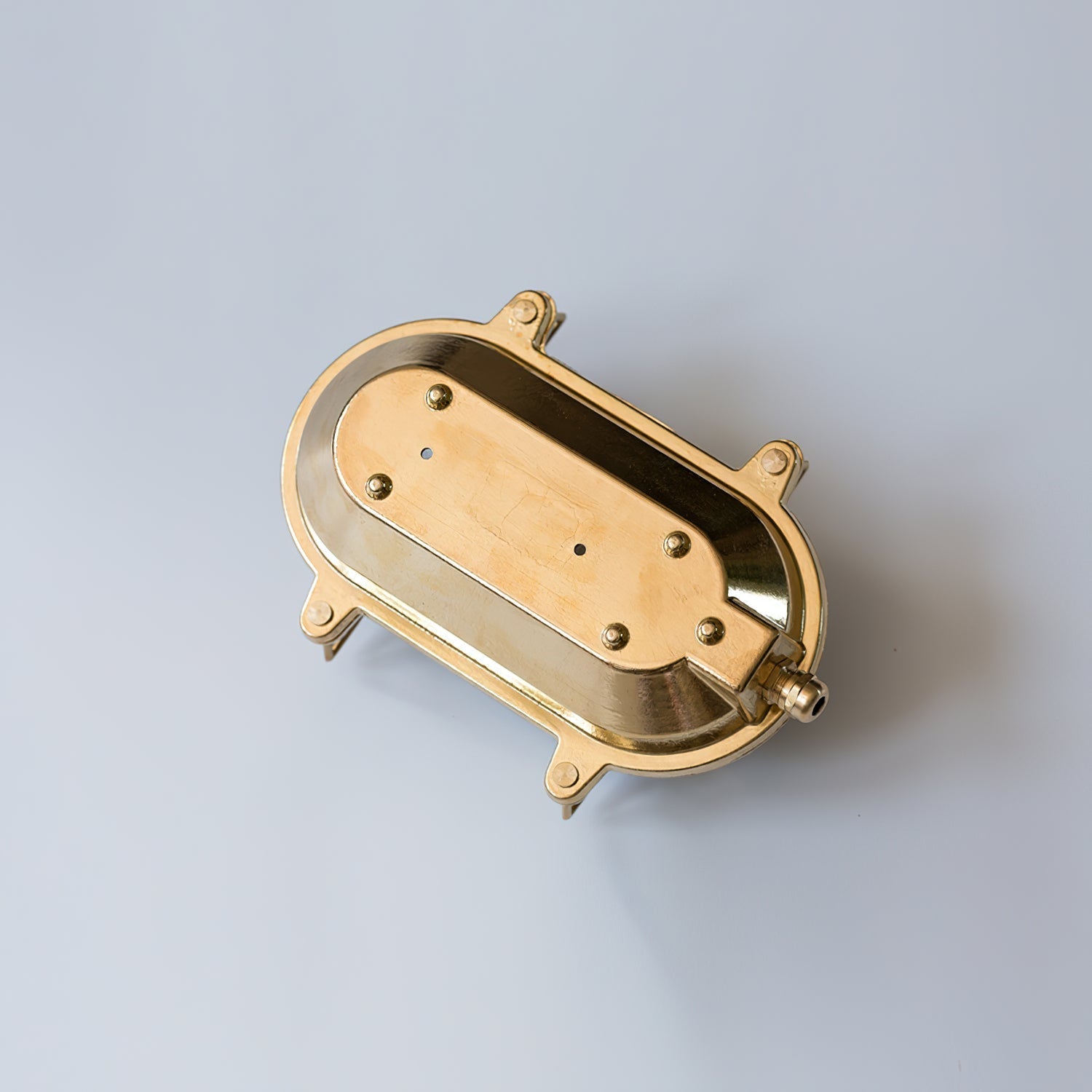 Erthearis Vintage Brass Bunker Sconce Wall Lamp - Letslighting