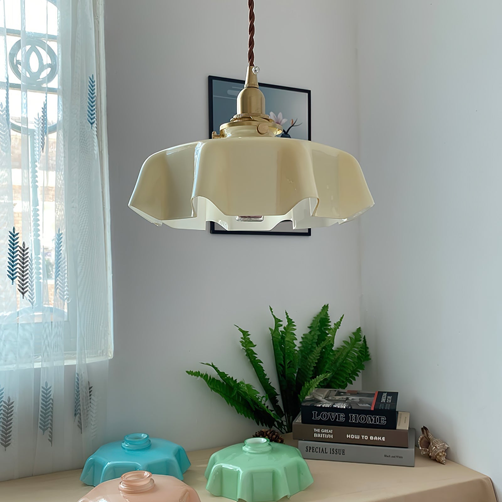 Lustra Pendant Light French Flower for Dining Room - Letslighting