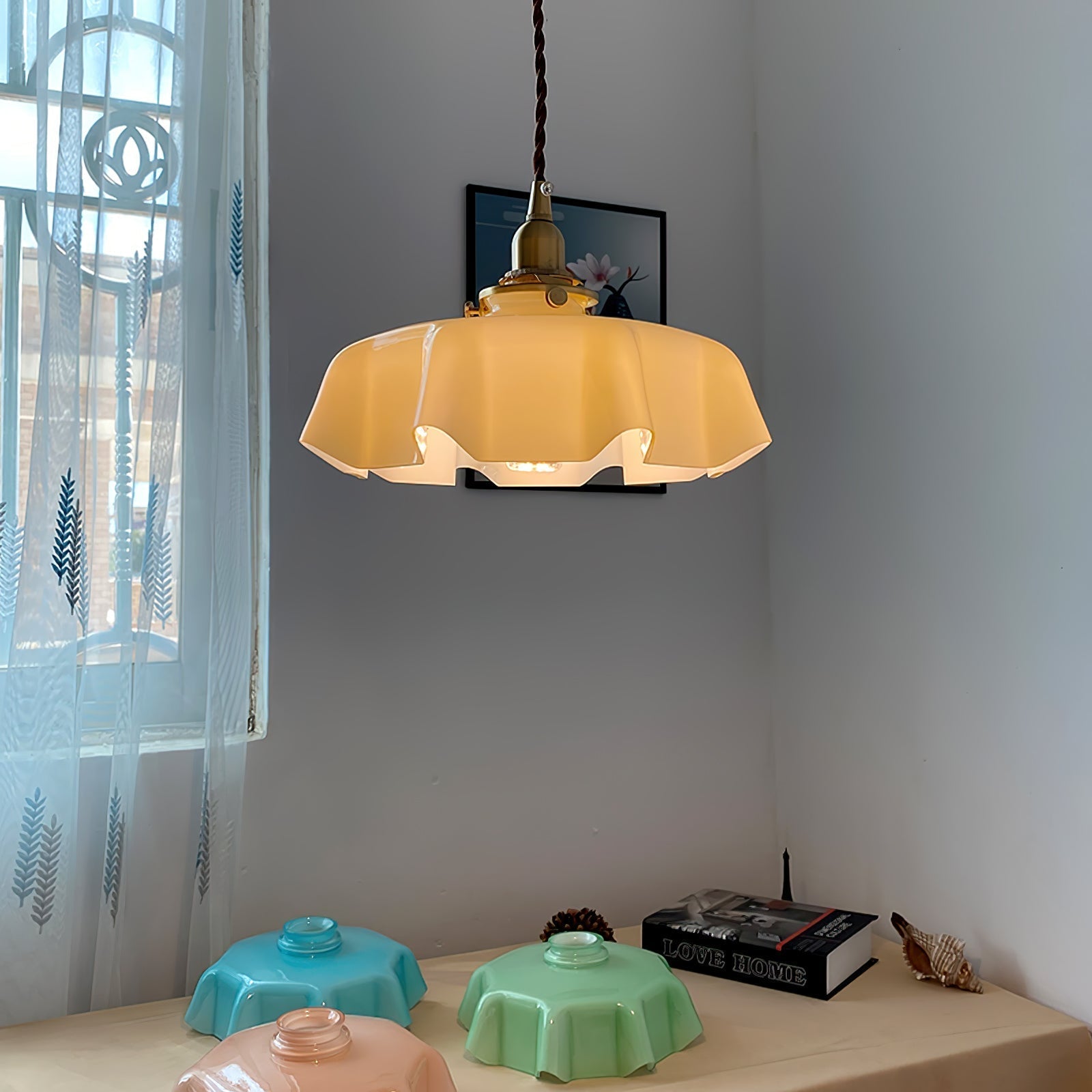 Lustra Pendant Light French Flower for Dining Room - Letslighting
