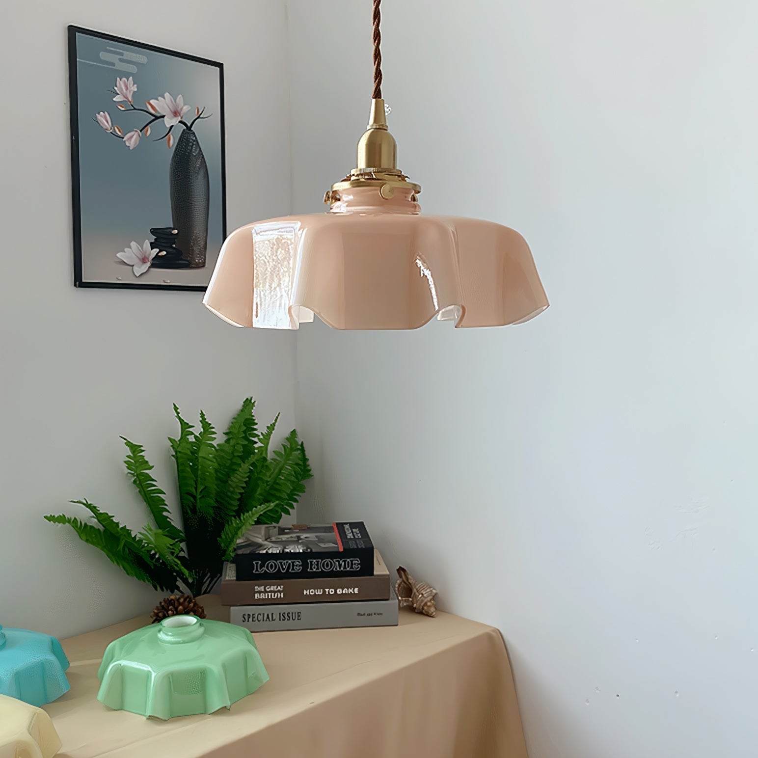 Lustra Pendant Light French Flower for Dining Room - Letslighting