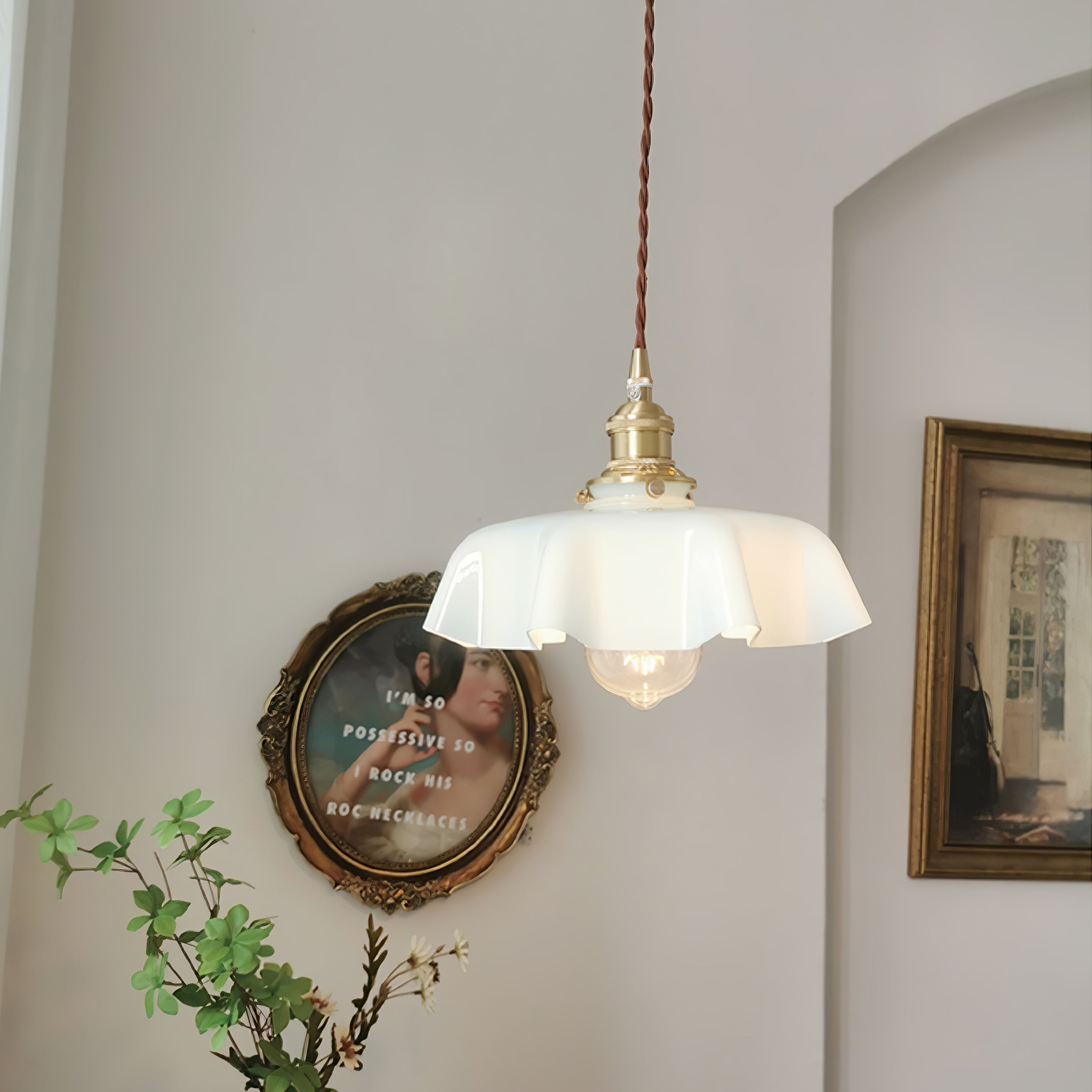 Lustra Pendant Light French Flower for Dining Room - Letslighting