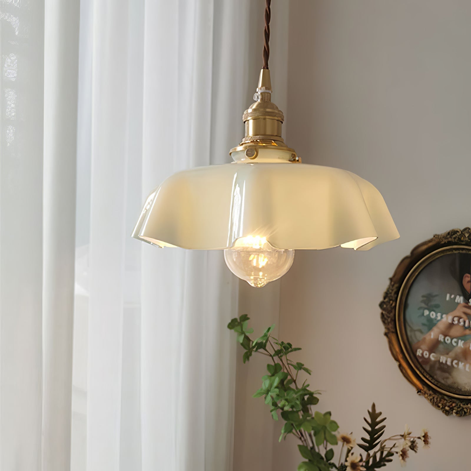 Lustra Pendant Light French Flower for Dining Room - Letslighting