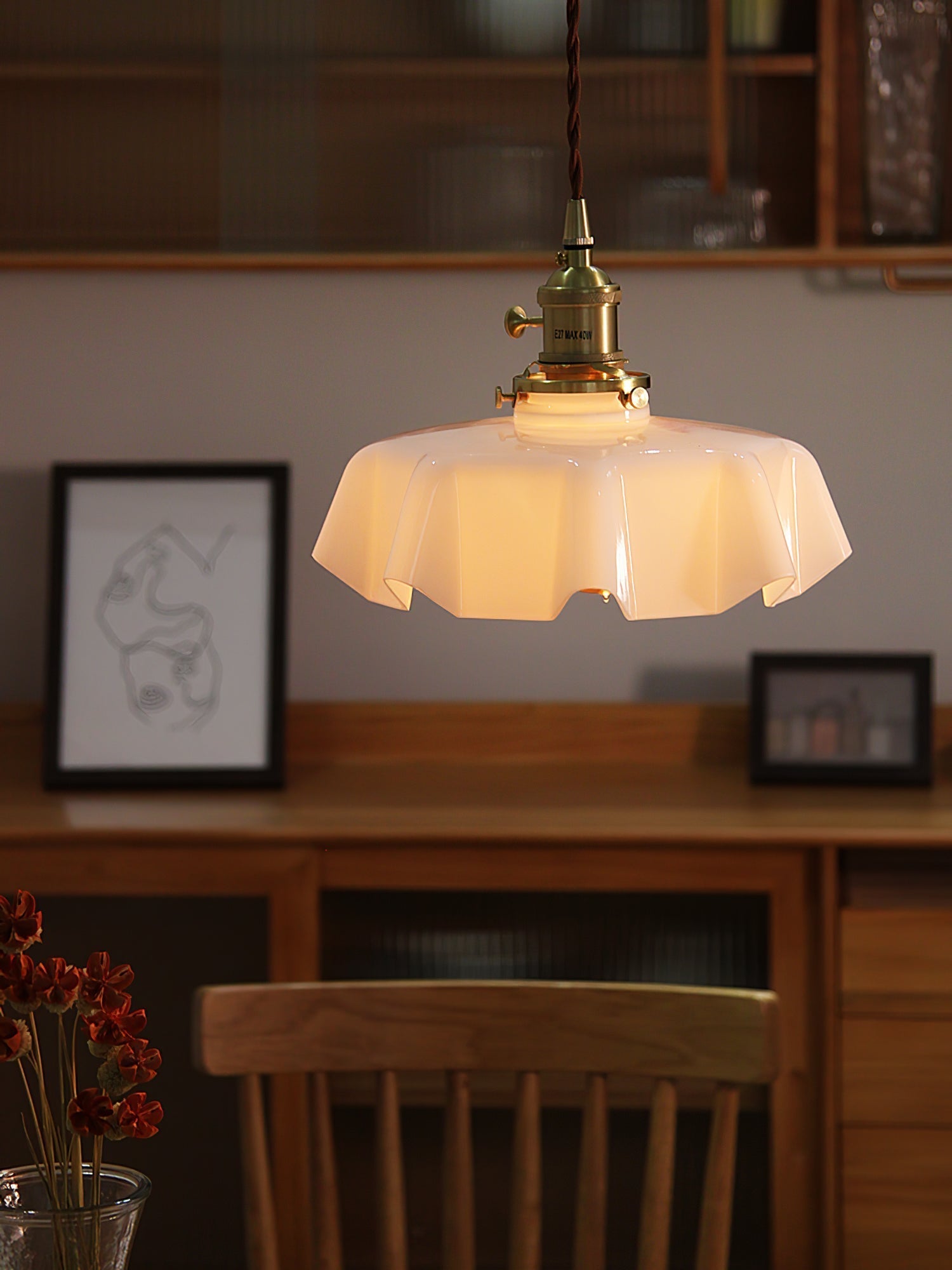 Lustra Pendant Light French Flower for Dining Room - Letslighting