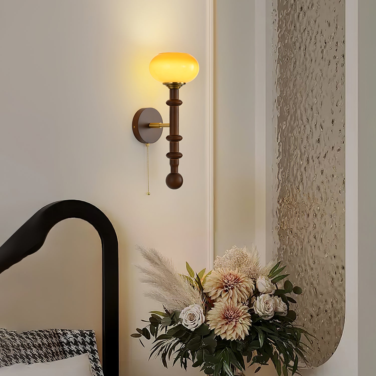 Hilda Roma Elegance Wood Sconce Wall lamp - Letslighting