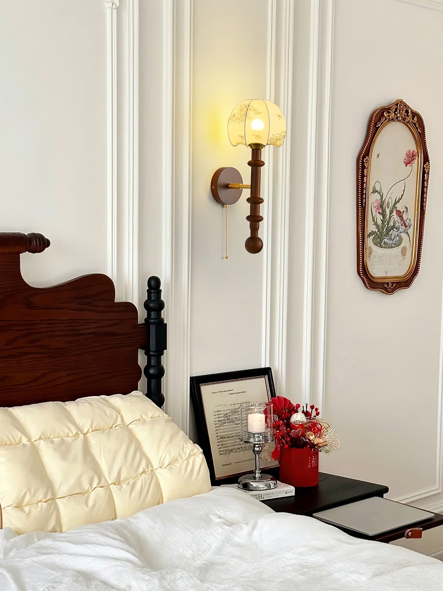 Hilda Roma Elegance Wood Sconce Wall lamp - Letslighting