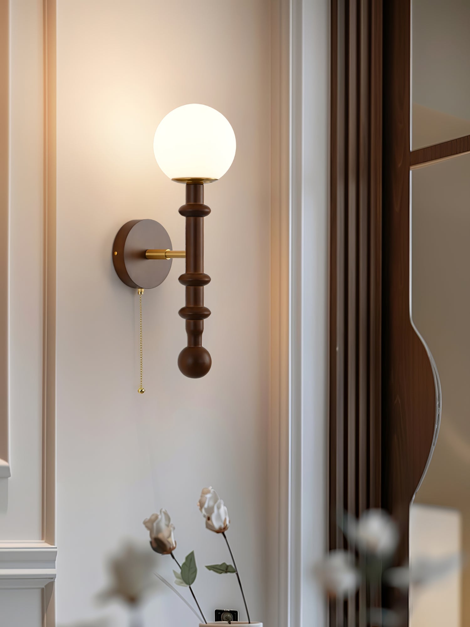 Hilda Roma Elegance Wood Sconce Wall lamp - Letslighting