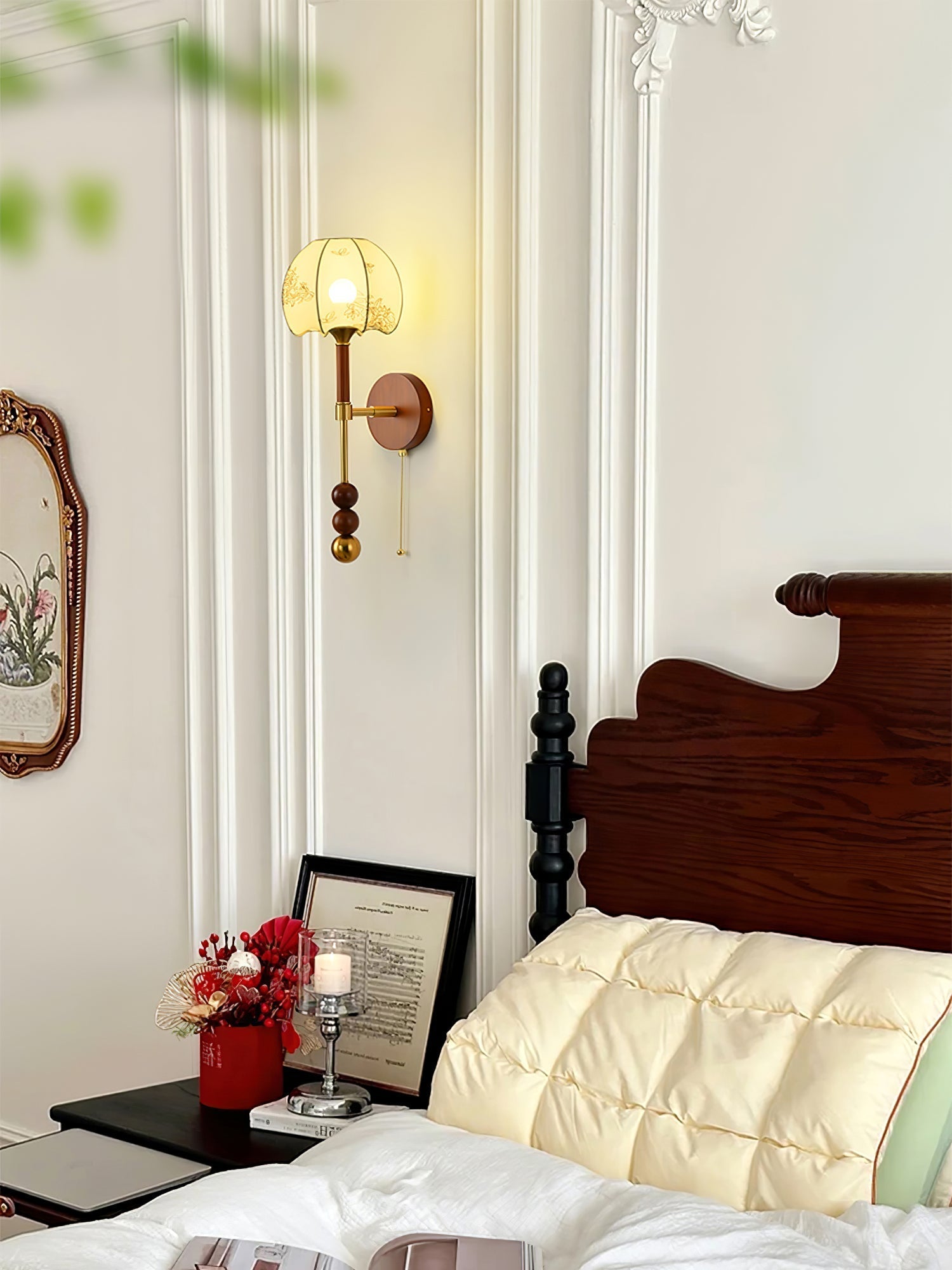 Hilda Roma Elegance Wood Sconce Wall lamp - Letslighting