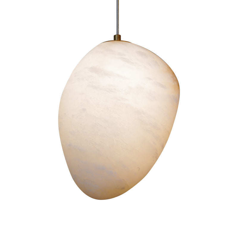 Goose Pendant Lamp Alabaster Brass Sophistication - Neutralighting