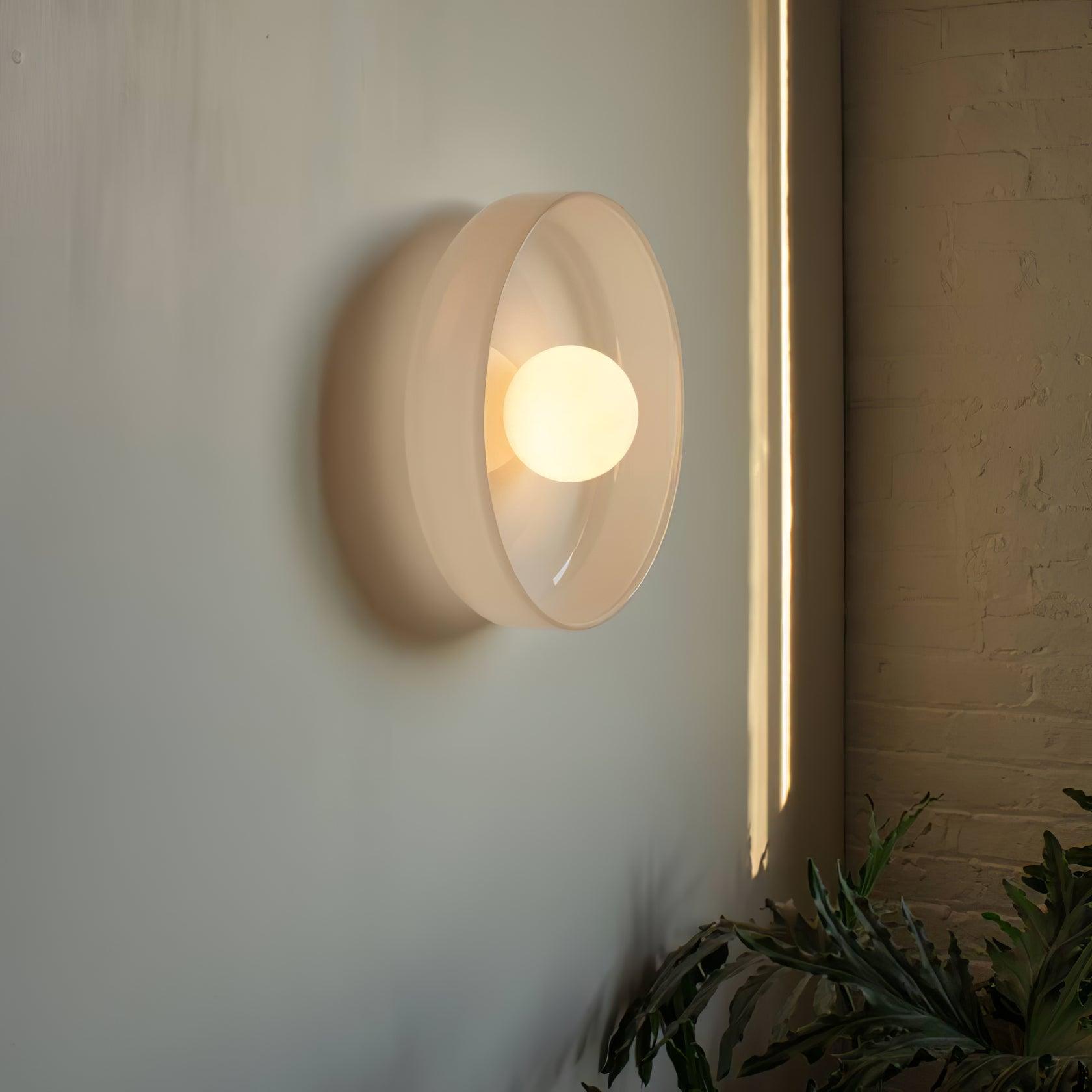 Solara Ceiling Lamp Orange Ring Playful Sculptural - Letslighting