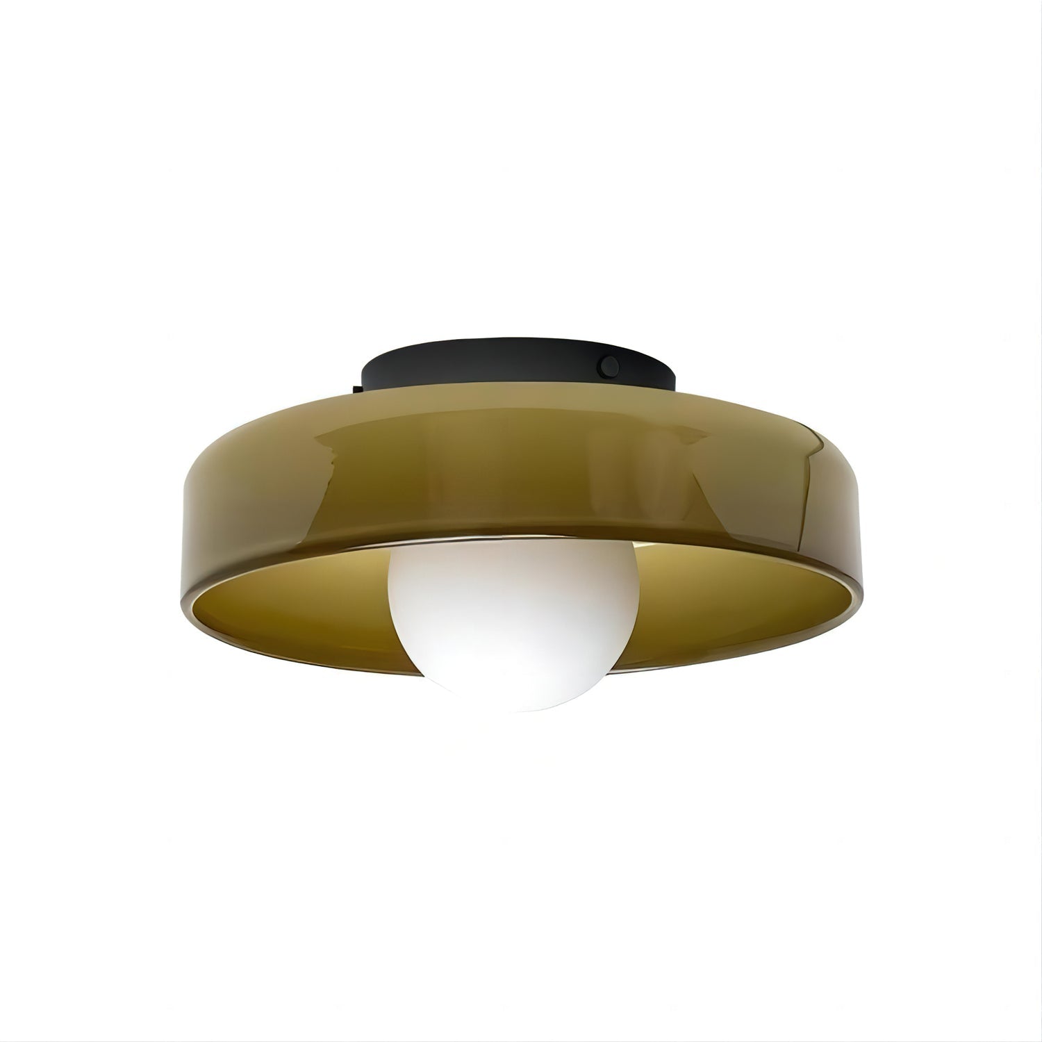 Solara Ceiling Lamp Orange Ring Playful Sculptural - Letslighting