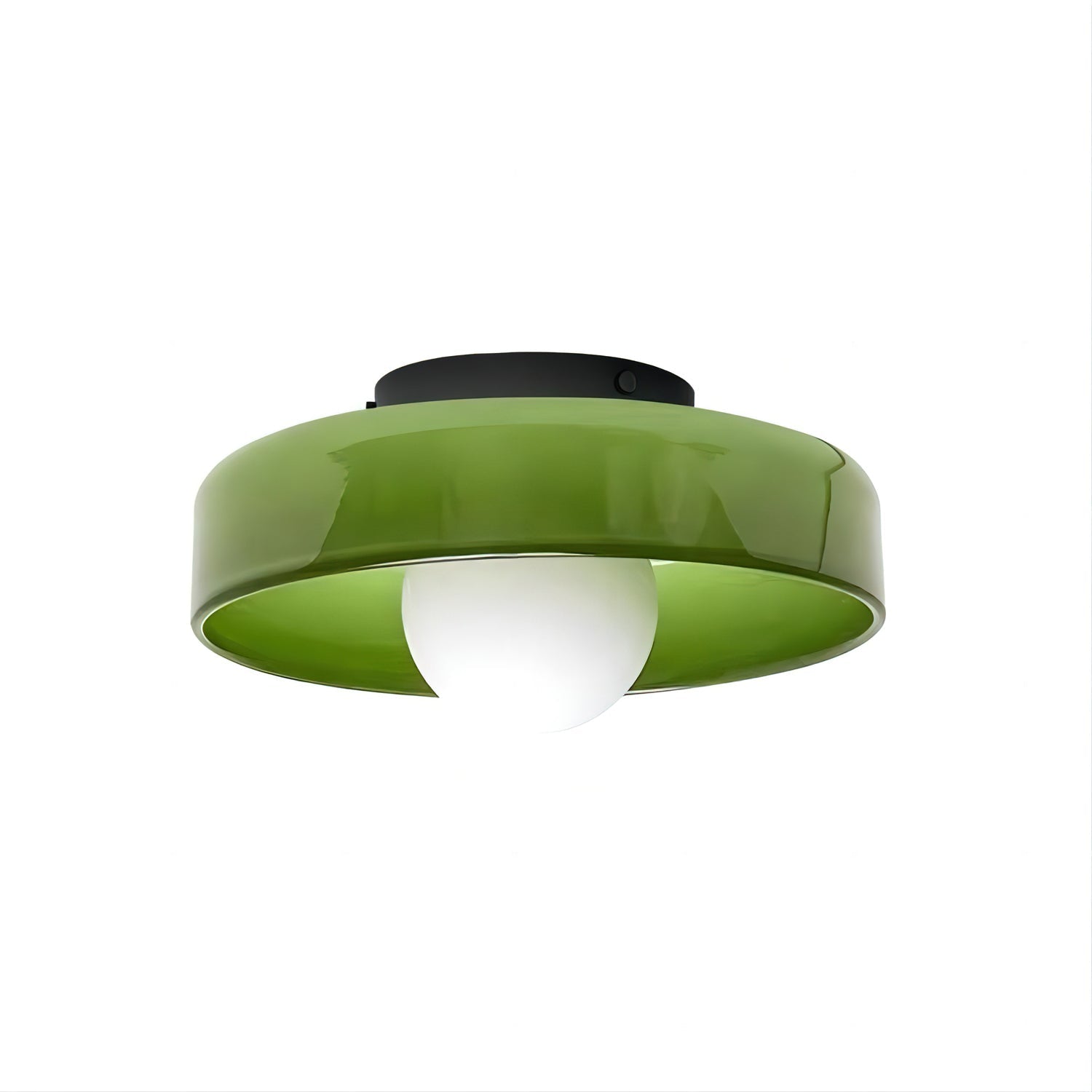 Solara Ceiling Lamp Orange Ring Playful Sculptural - Letslighting
