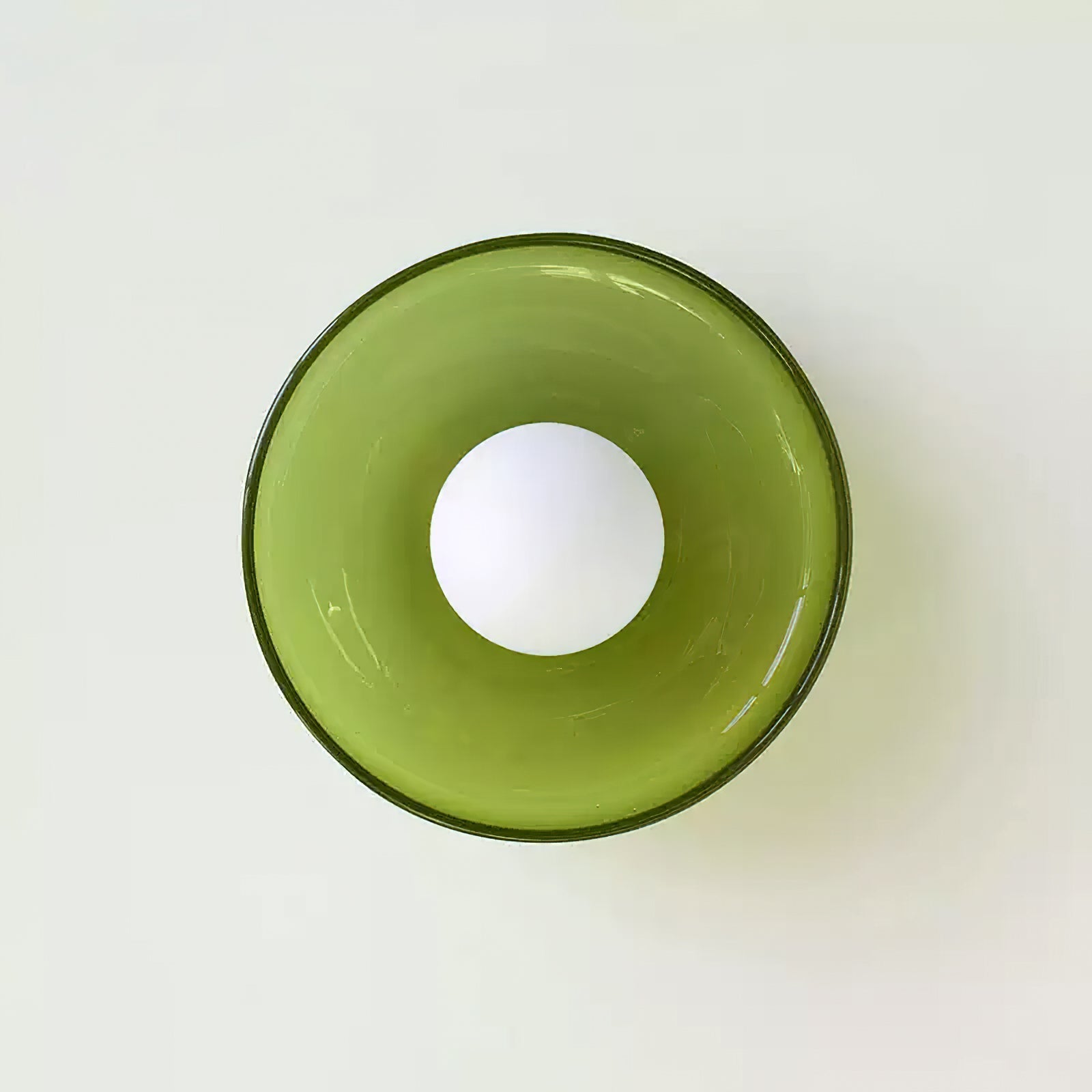 Solara Ceiling Lamp Orange Ring Playful Sculptural - Letslighting